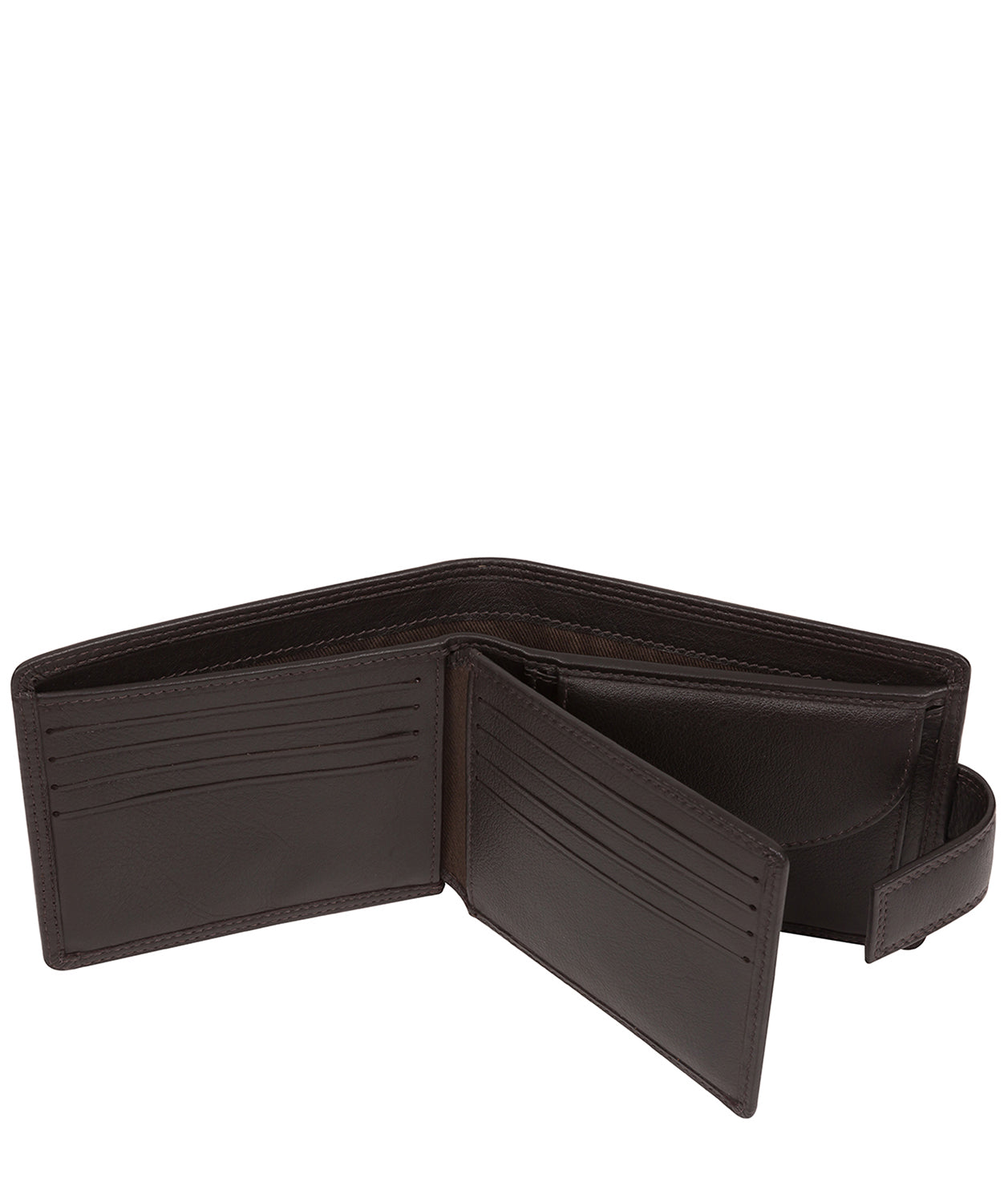 'Dean' Brown Leather Bi-Fold Wallet