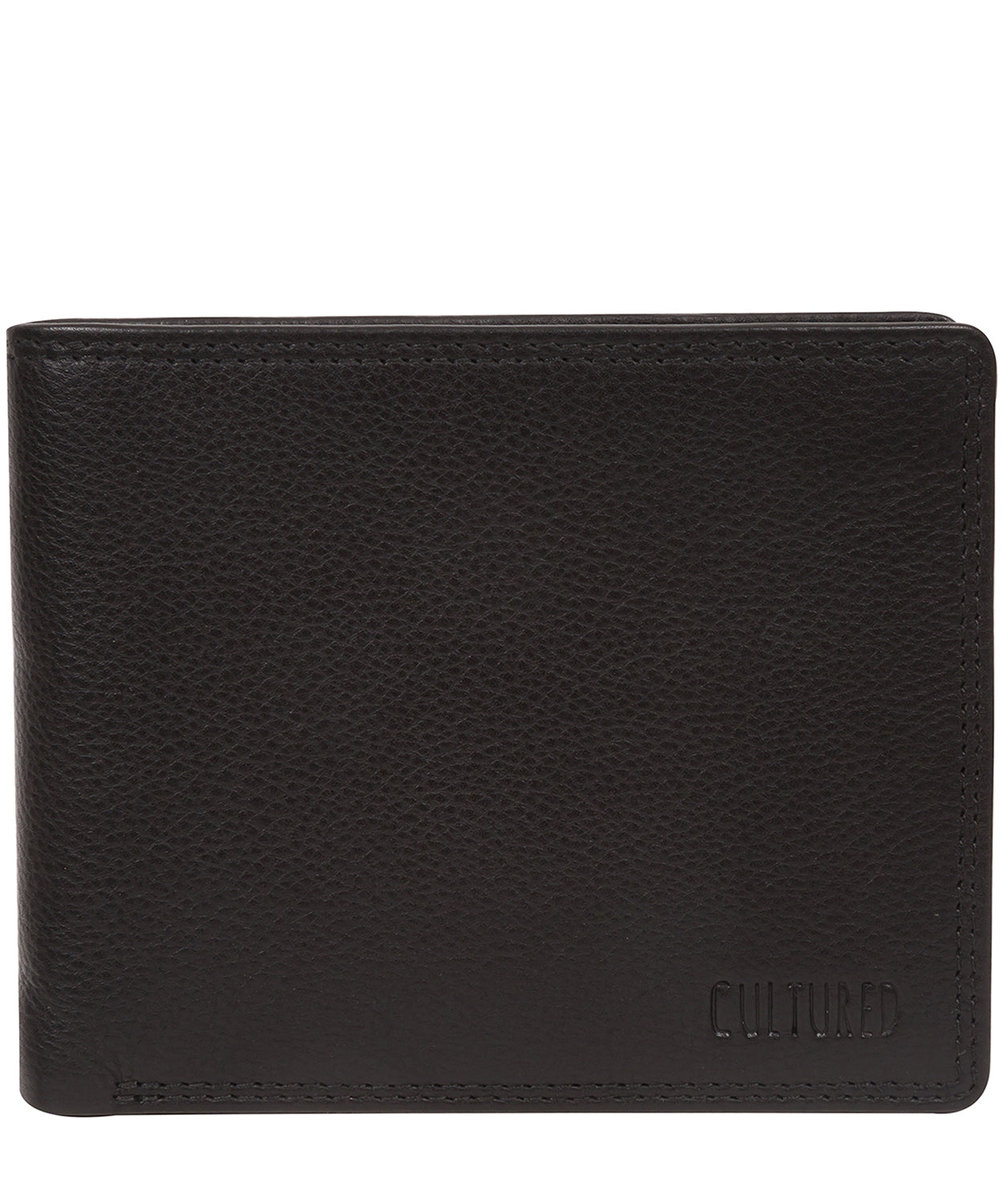 'Rory' Black Leather Bi-Fold Wallet