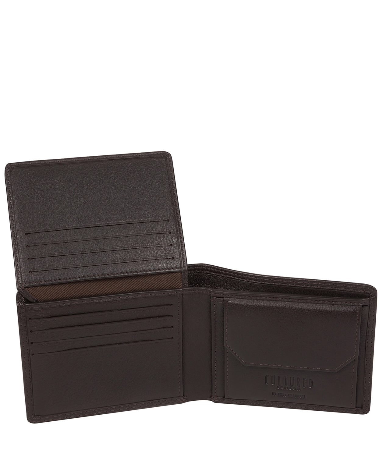 'Rory' Brown Leather Bi-Fold Wallet