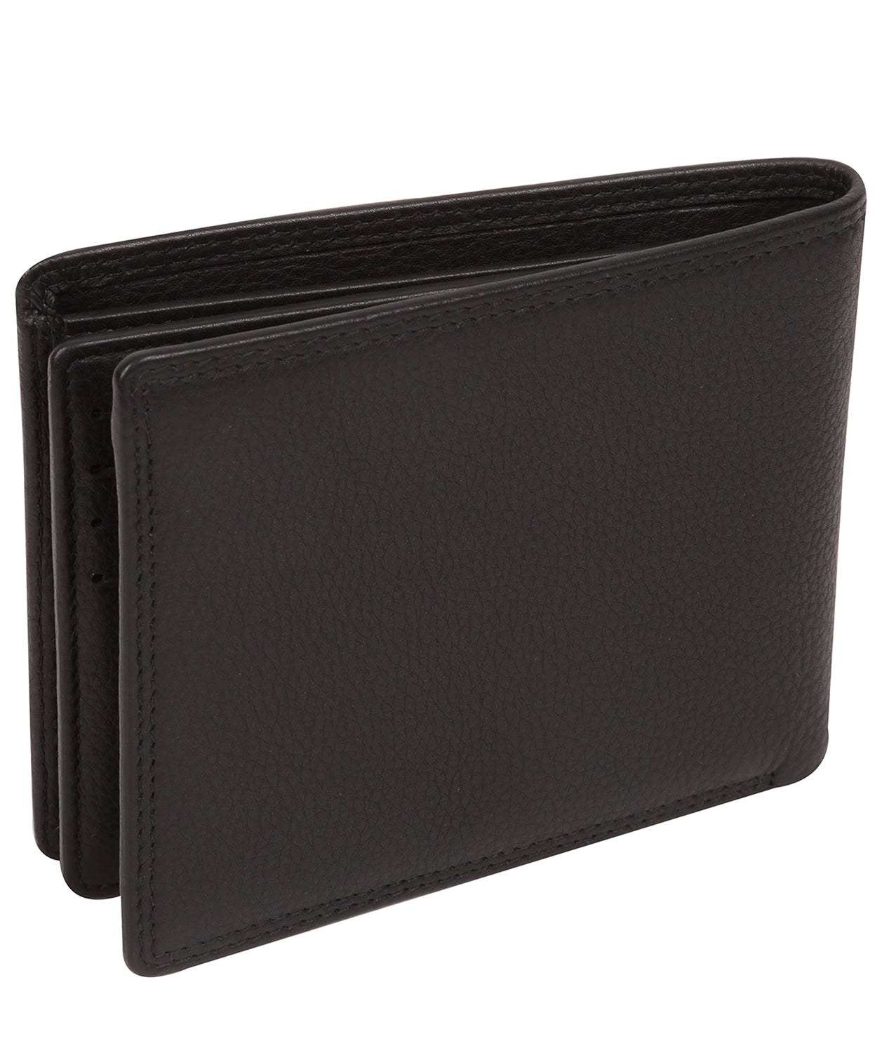 'Richard' Black Leather Bi-Fold Wallet