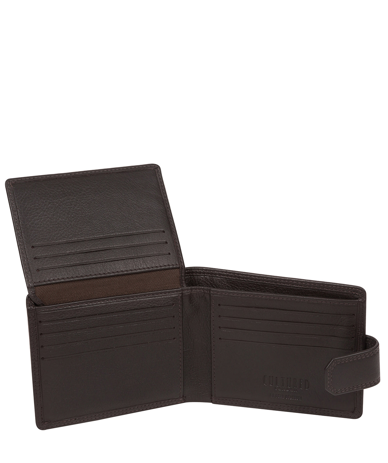 'Scott' Brown Leather Bi-Fold Wallet