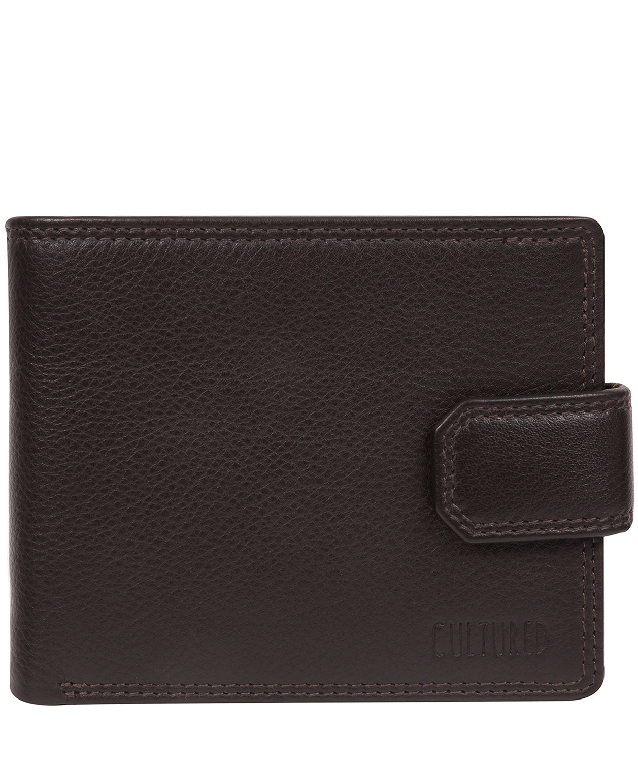 'Tommy' Brown Leather Bi-Fold Wallet