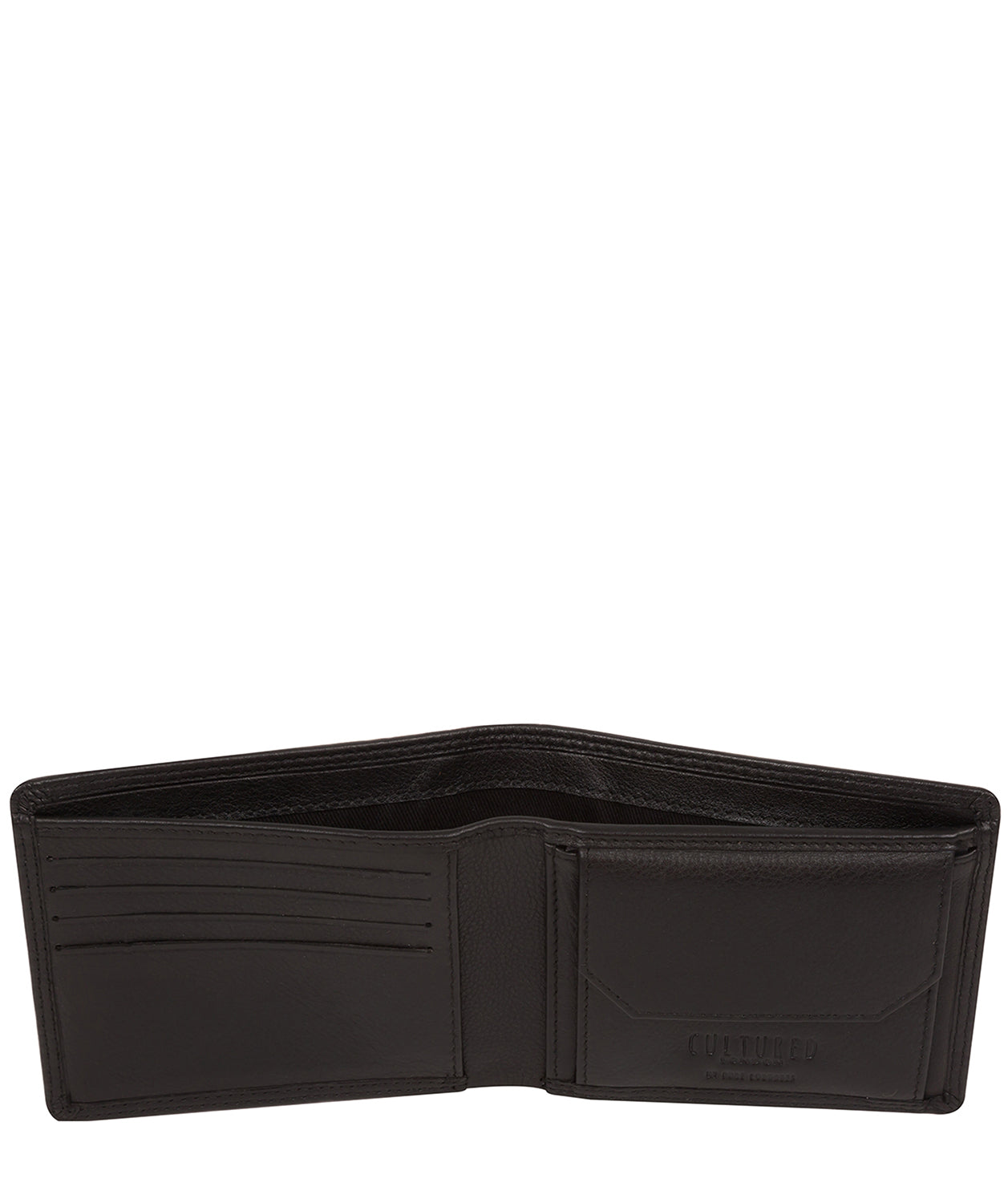 'Joe' Black Leather Bi-Fold Wallet