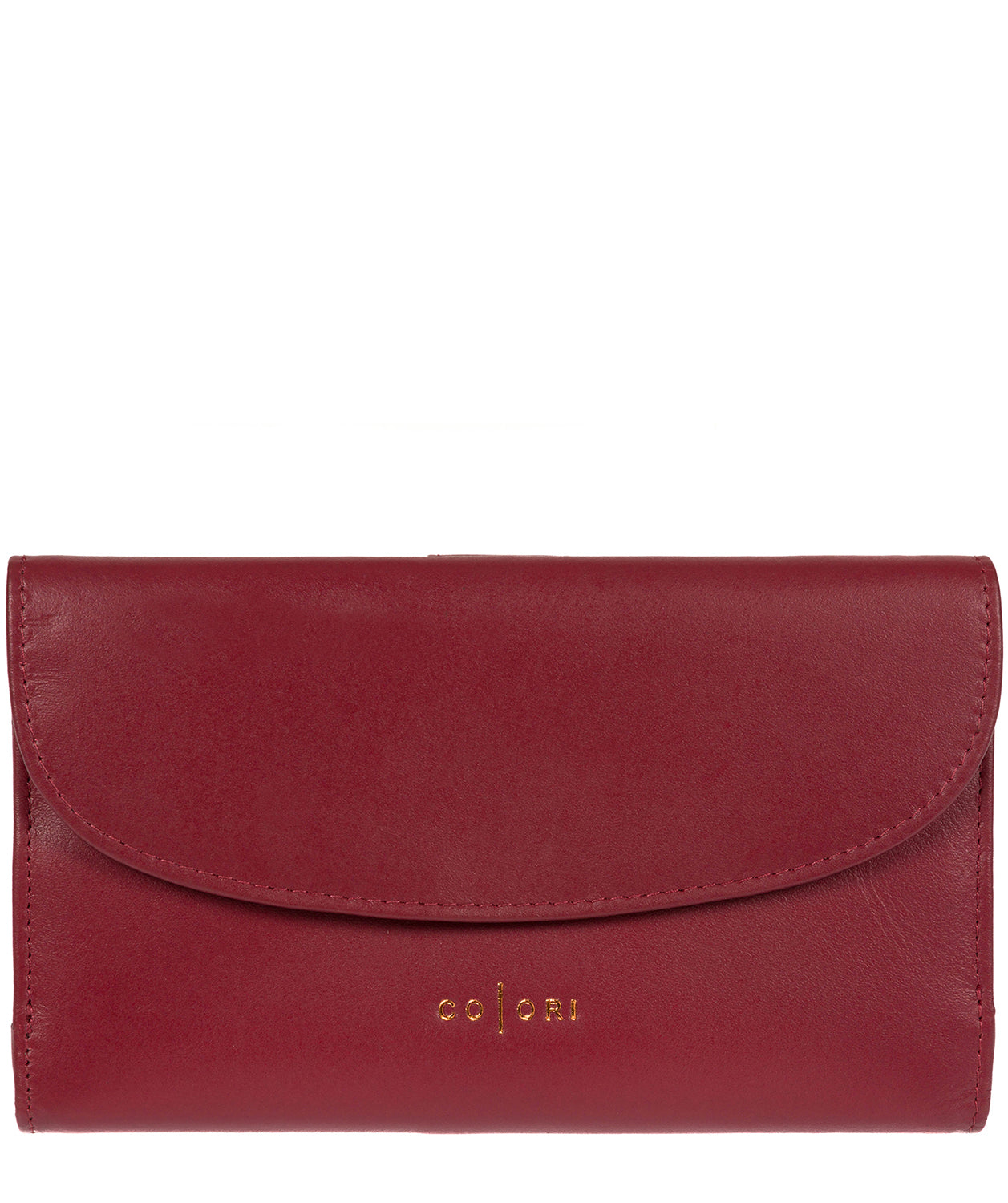 'Sardinia' Italian-Inspired Red Genuine Leather RFID Purse