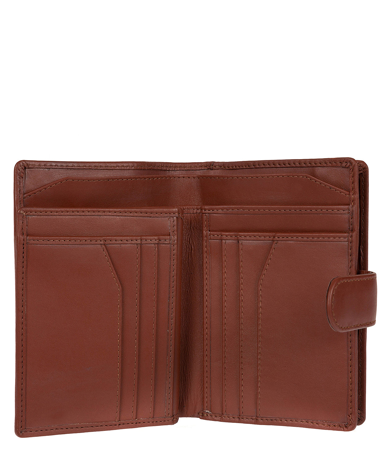 'Verona' Italian-Inspired Cognac Leather RFID Purse