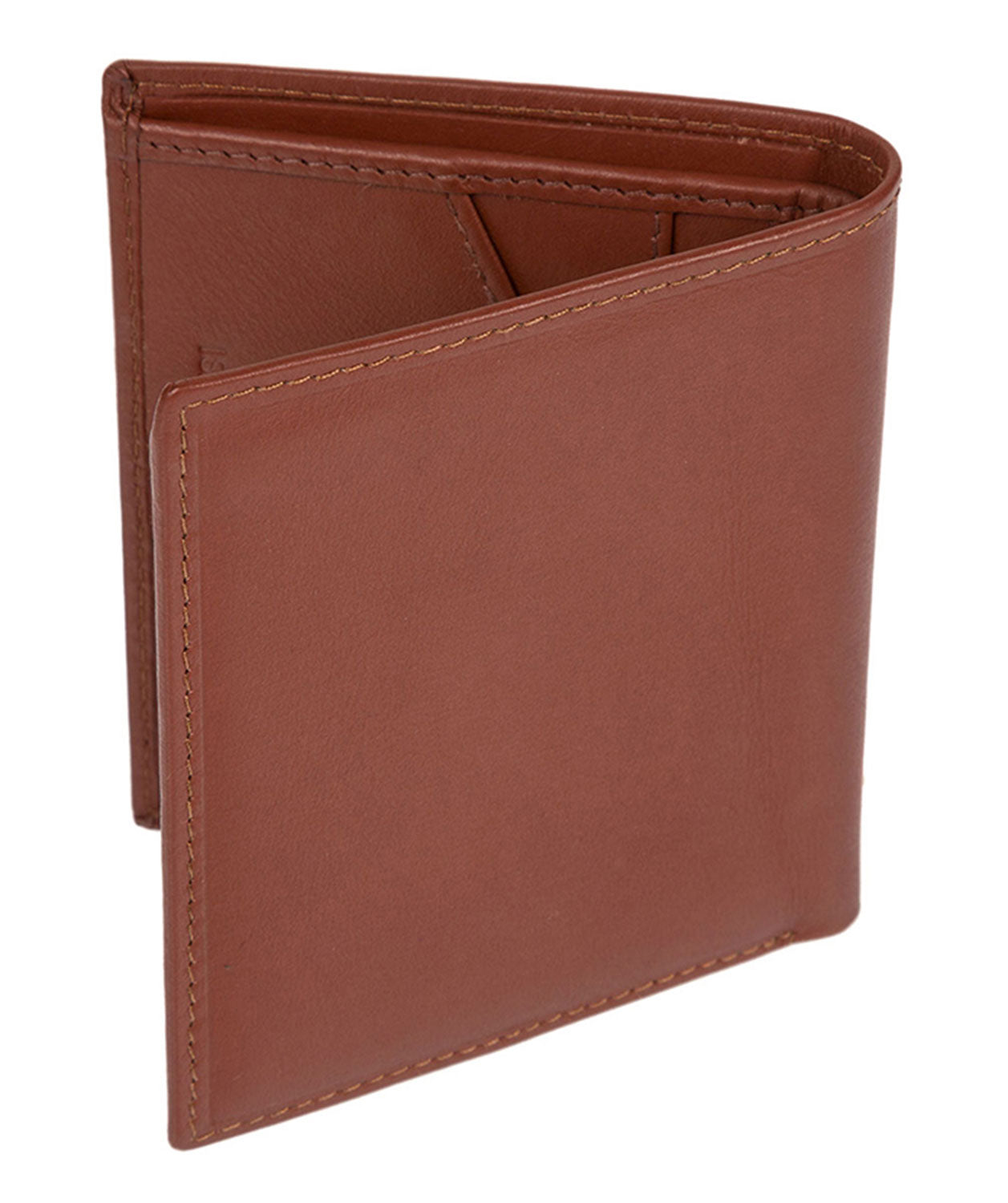 'Potenza' Italian-Inspired Cognac Leather Card RFID Wallet