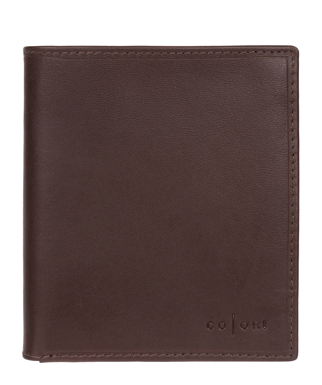 'Taranto' Italian-Inspired Brown Tri-Fold Leather RFID Wallet