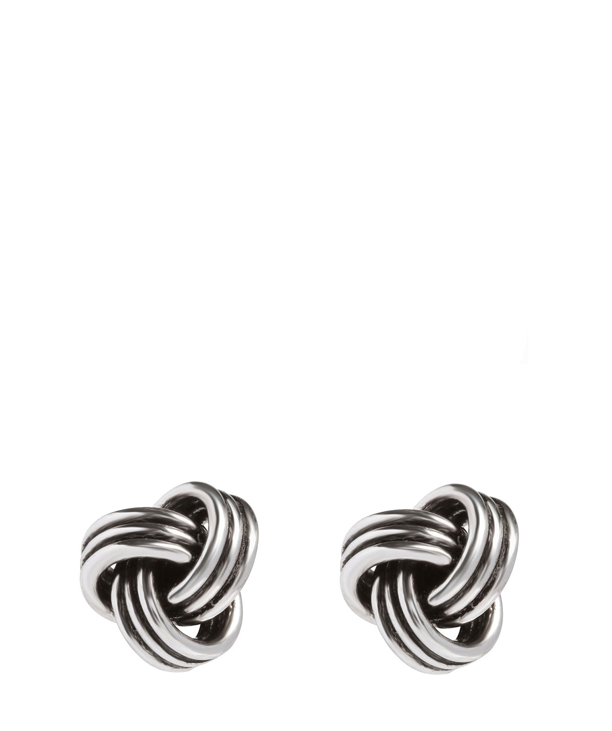 'Citlali' Sterling Silver Knot Earrings image 1