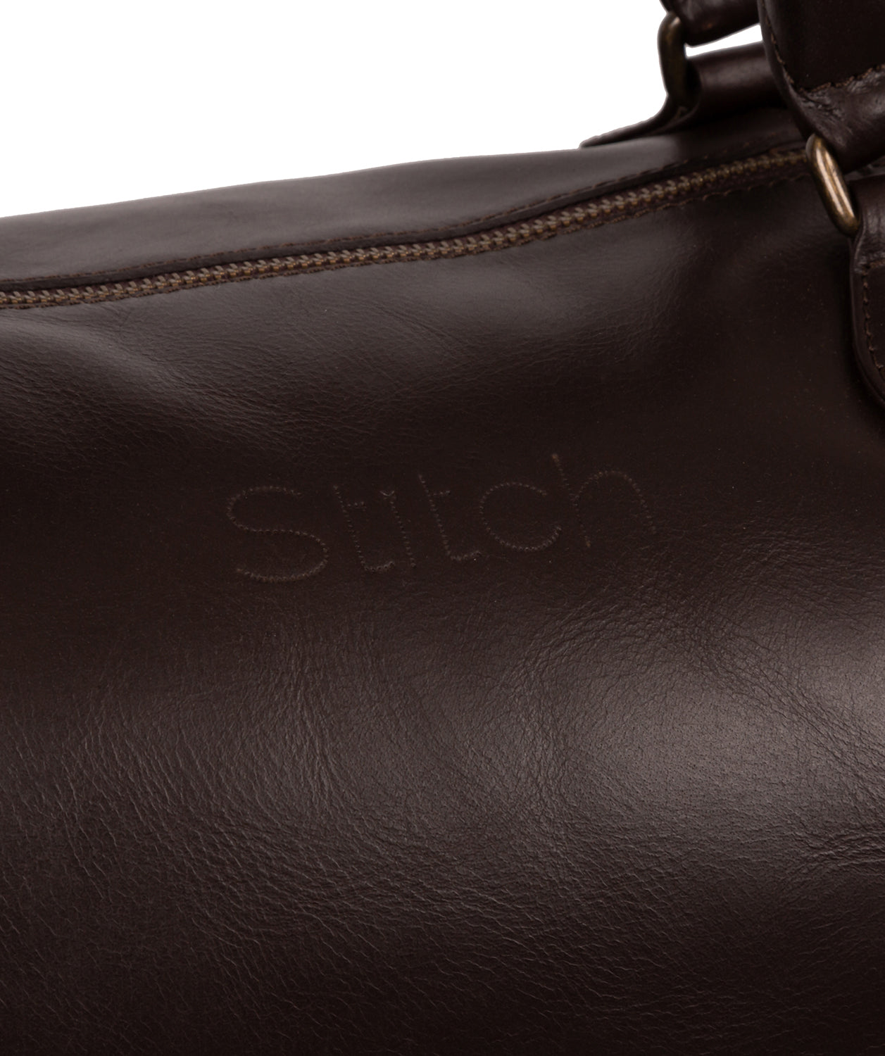 'Excursion' Cocoa Leather Holdall