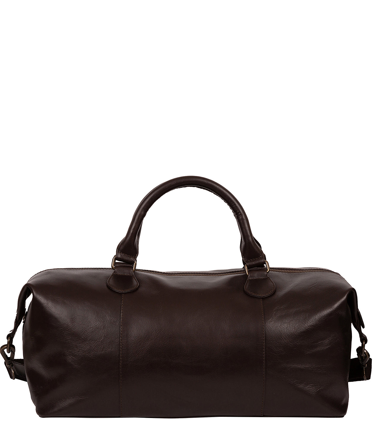 'Excursion' Cocoa Leather Holdall