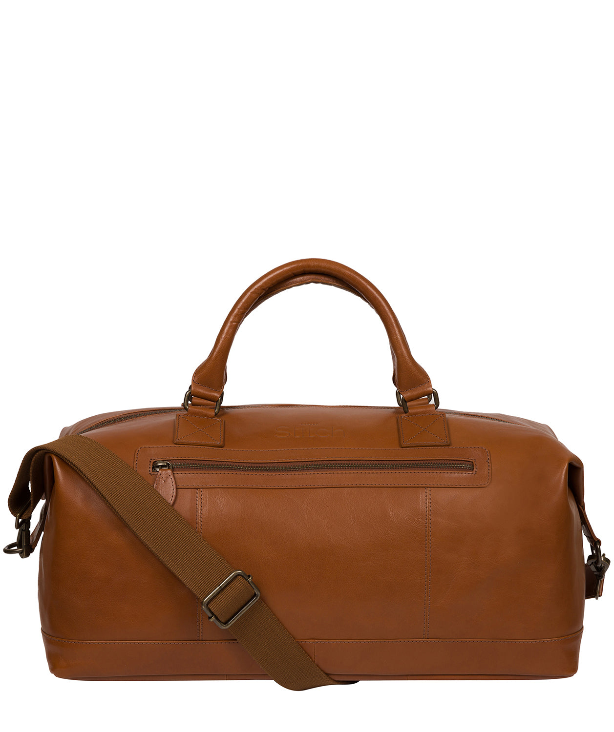 'Shuttle' Cinnamon Leather Holdall image 1