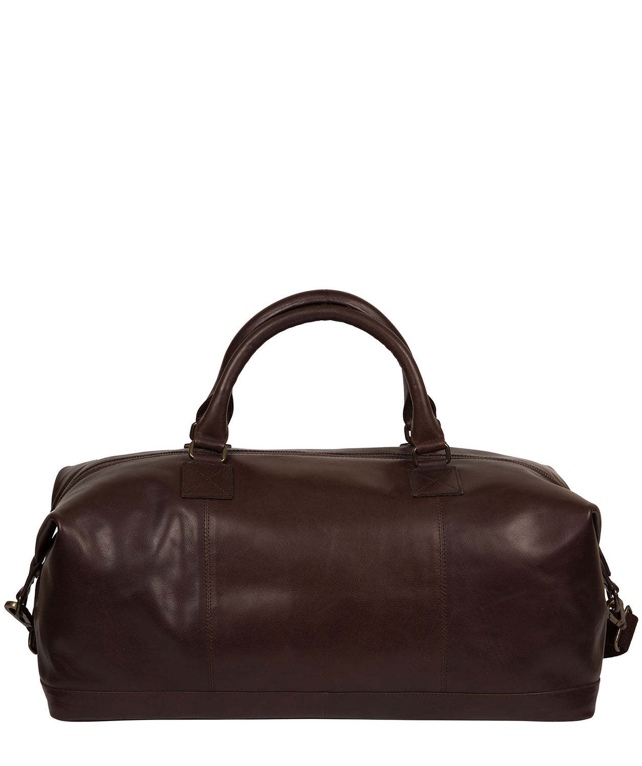 'Shuttle' Espresso Leather Holdall image 3