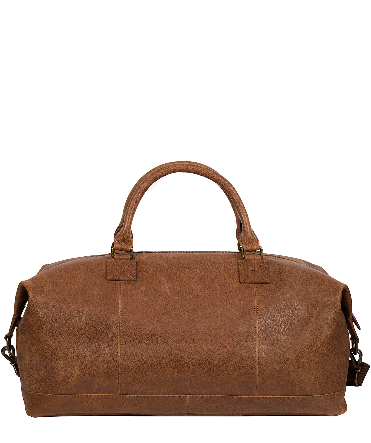 'Shuttle' Hazelnut Leather Holdall