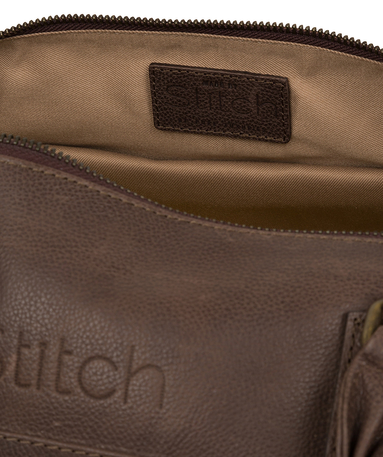 'Shuttle' Hickory Leather Holdall