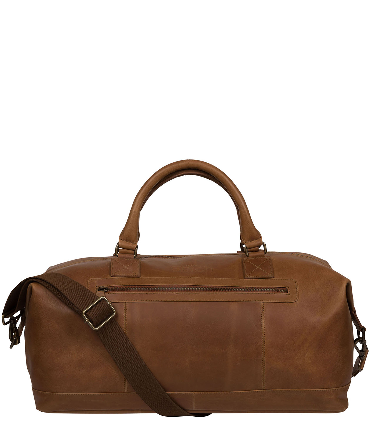 'Shuttle' Tobacco Leather Holdall image 1