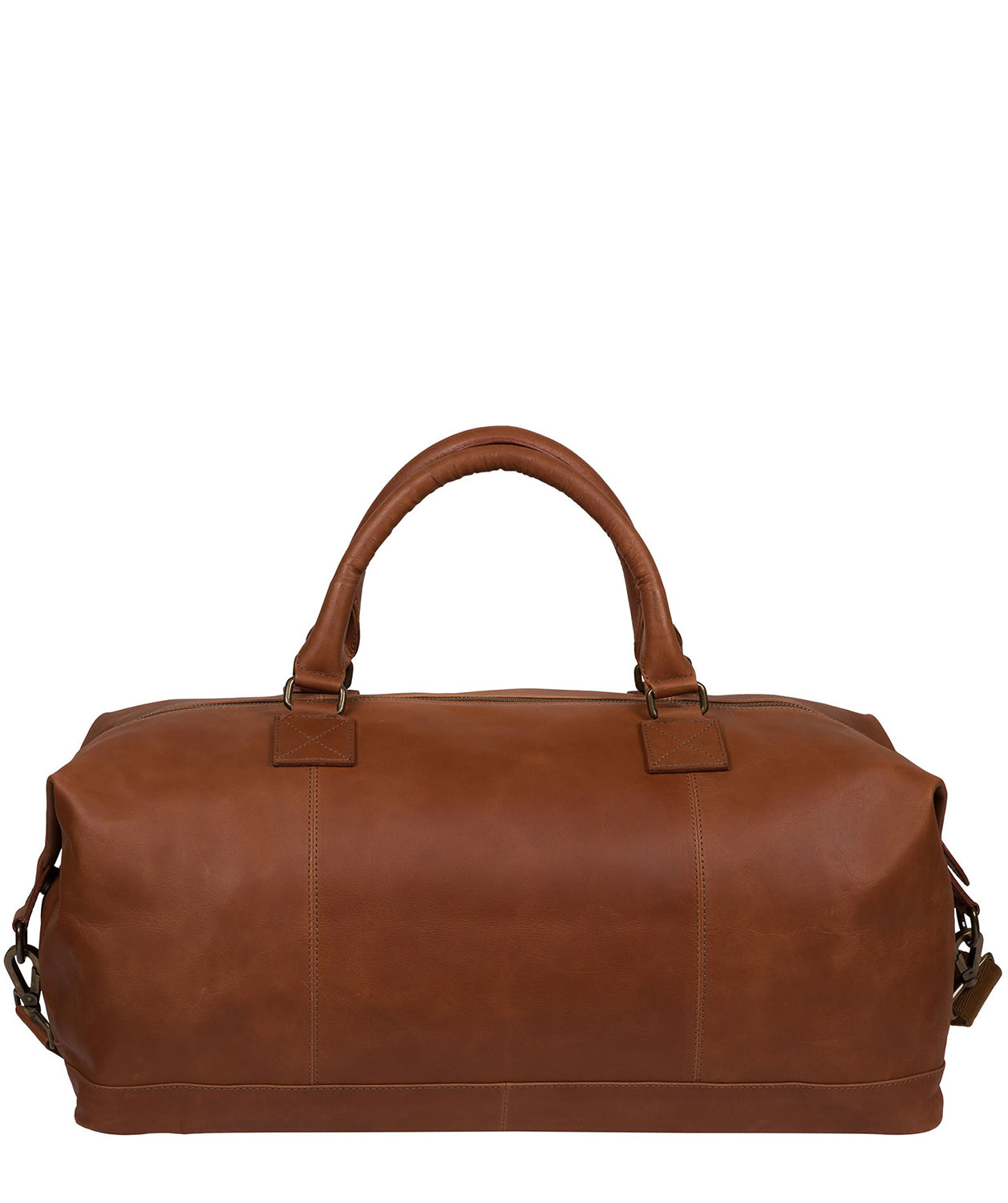 'Shuttle' Whiskey Leather Holdall image 3