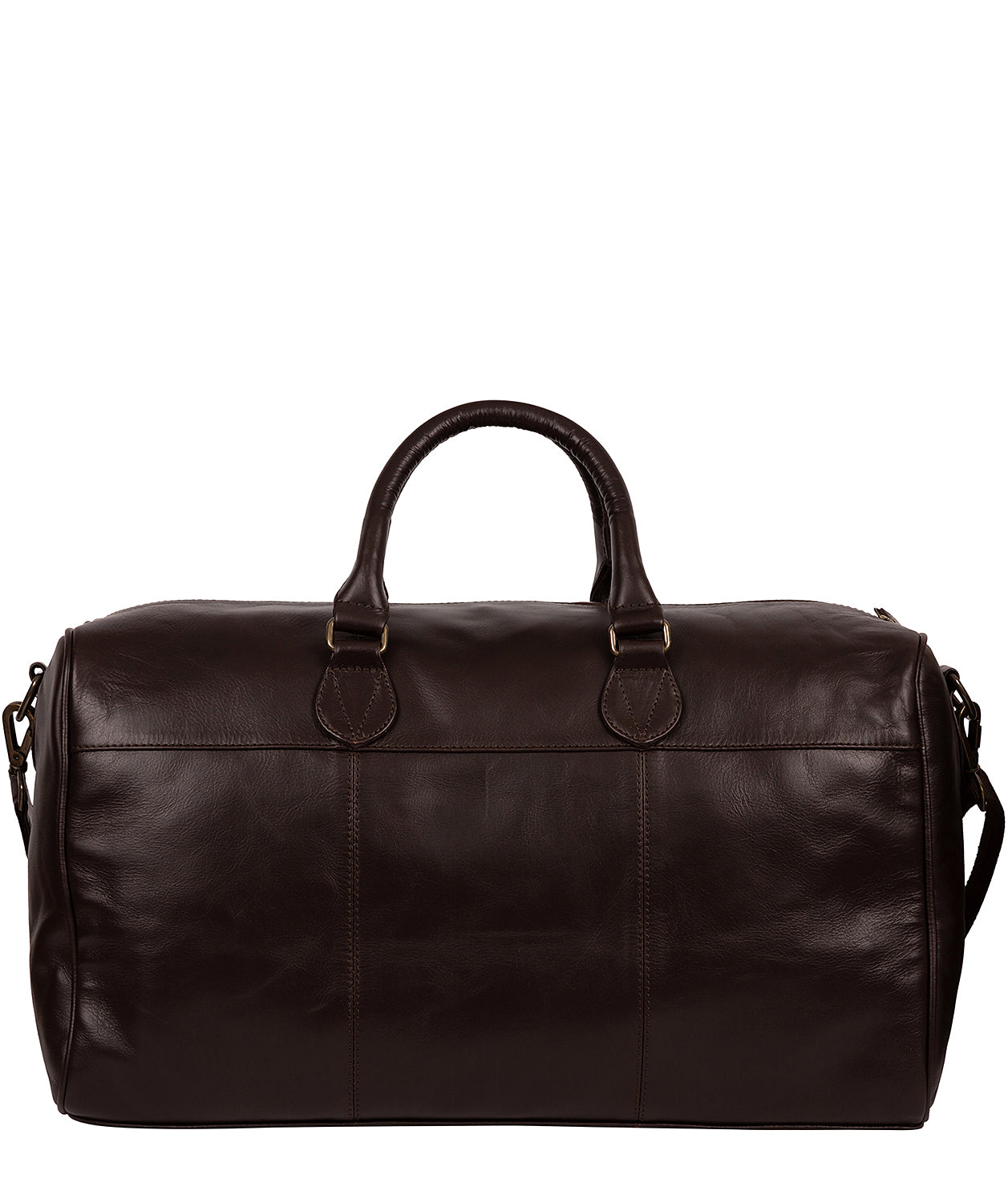 'Aviator' Cocoa Leather Holdall