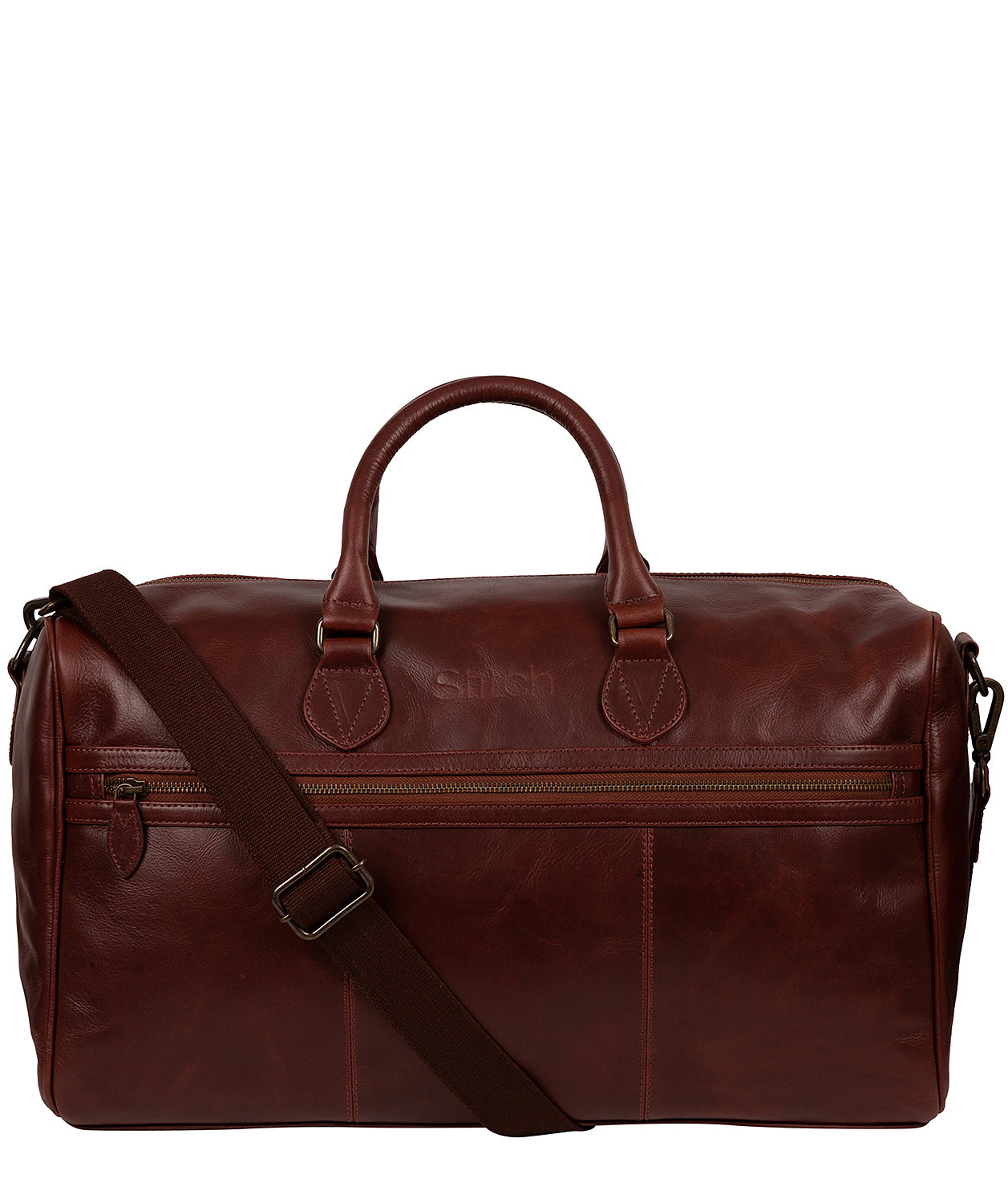Chestnut Leather Holdall 'Aviator' by Made By Stitch – Pure Luxuries London