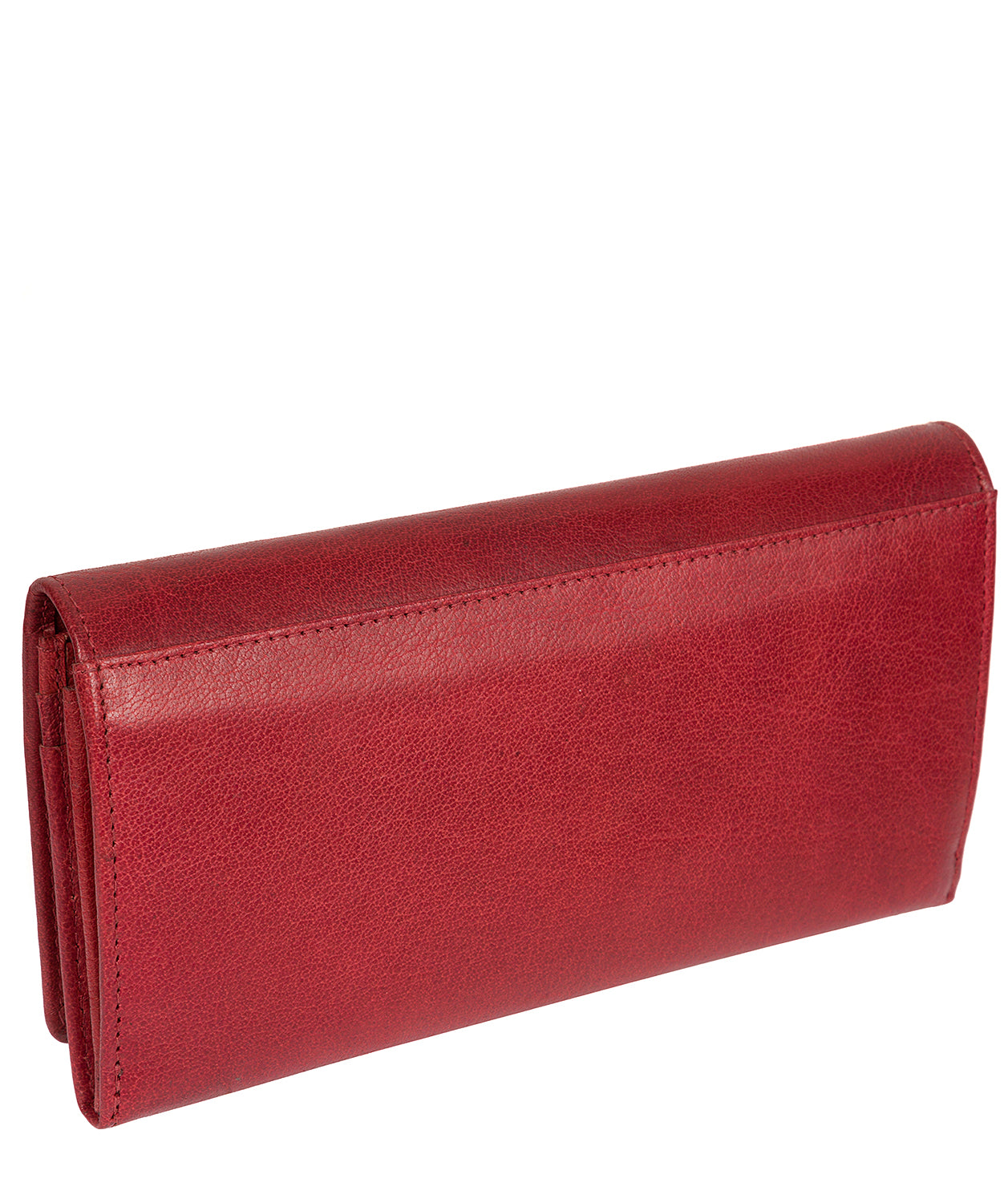 'Fey' Dark Red Leather Purse