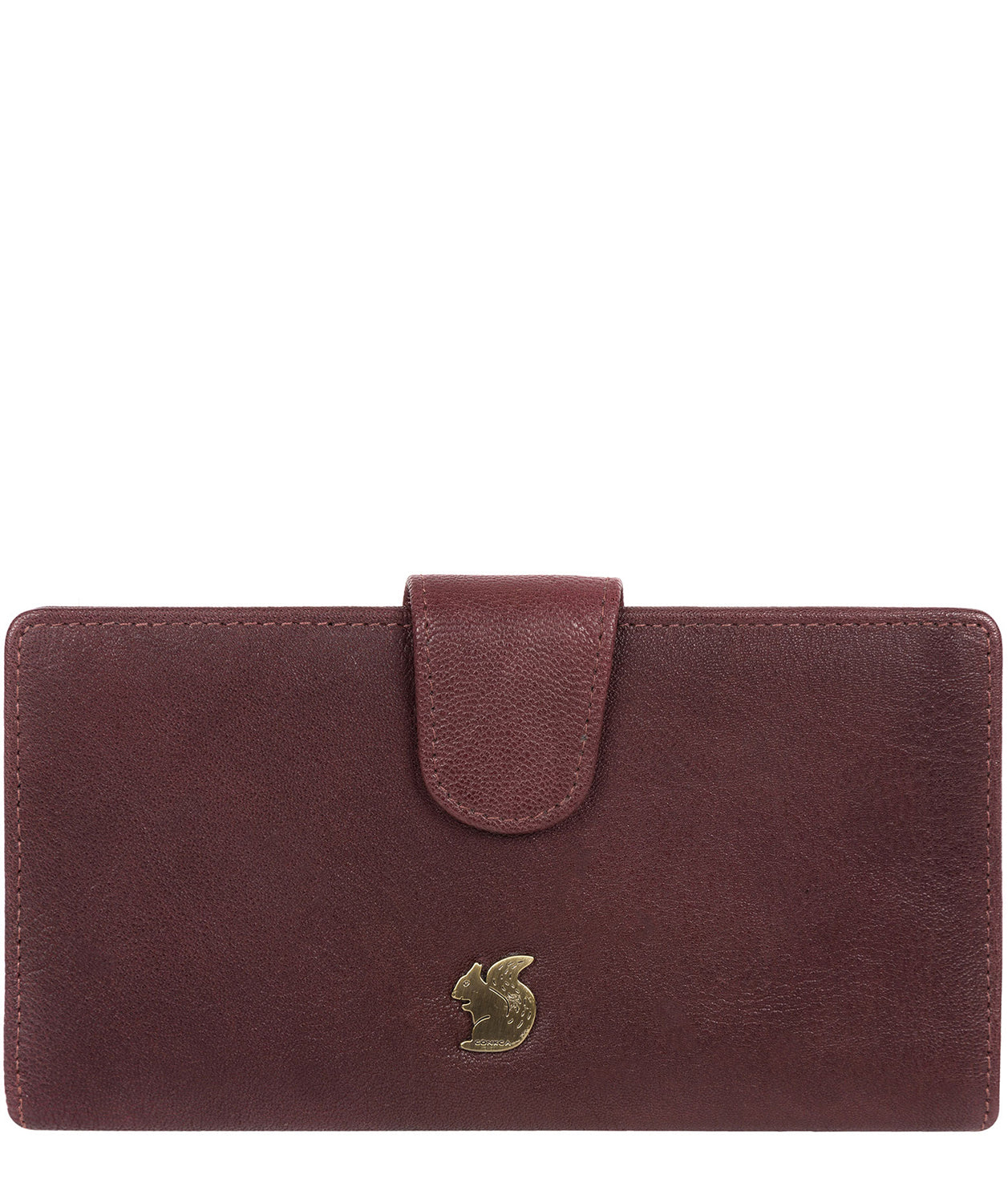 'Nisha' Plum Leather Purse image 1