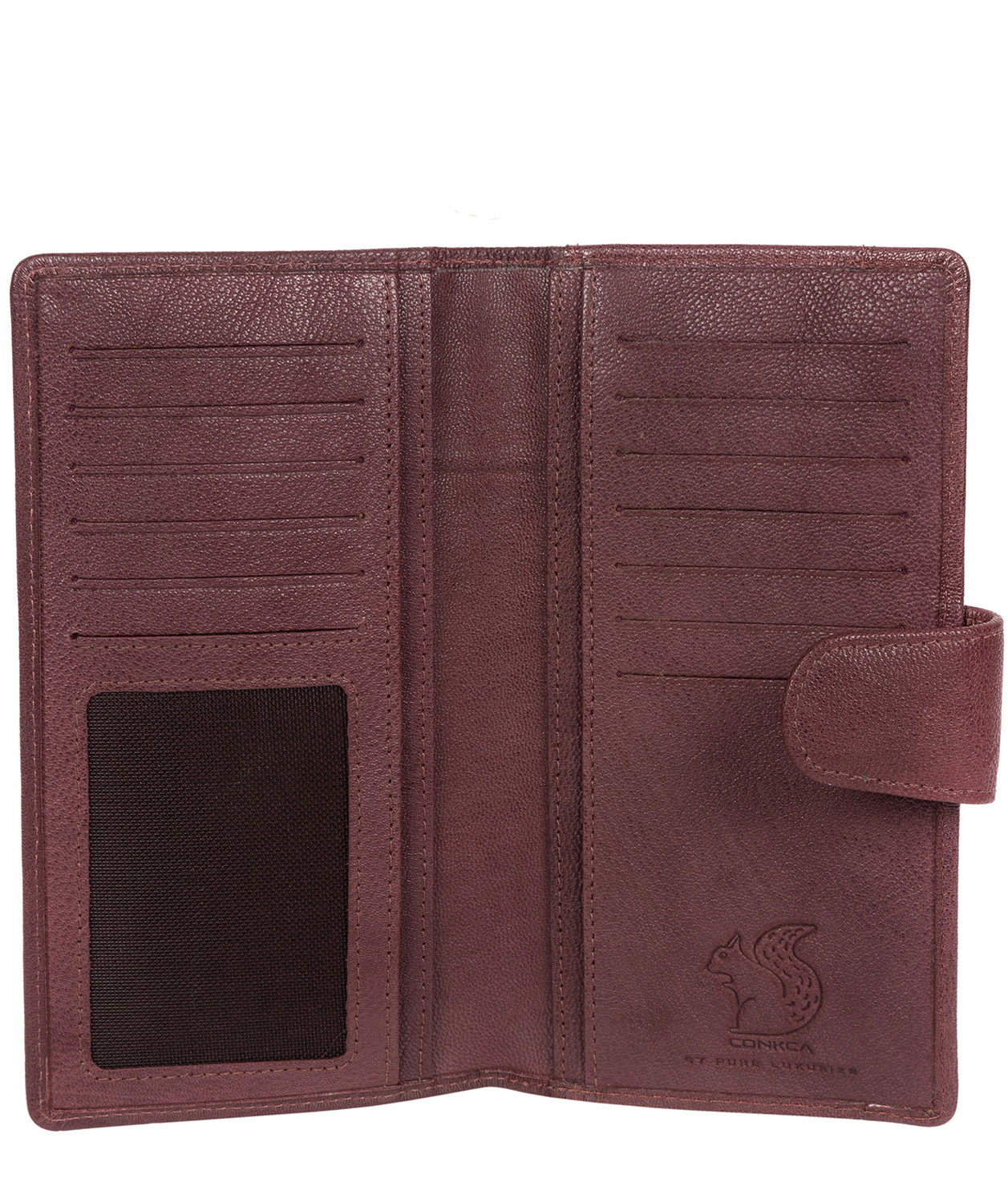 'Nisha' Plum Leather Purse image 4