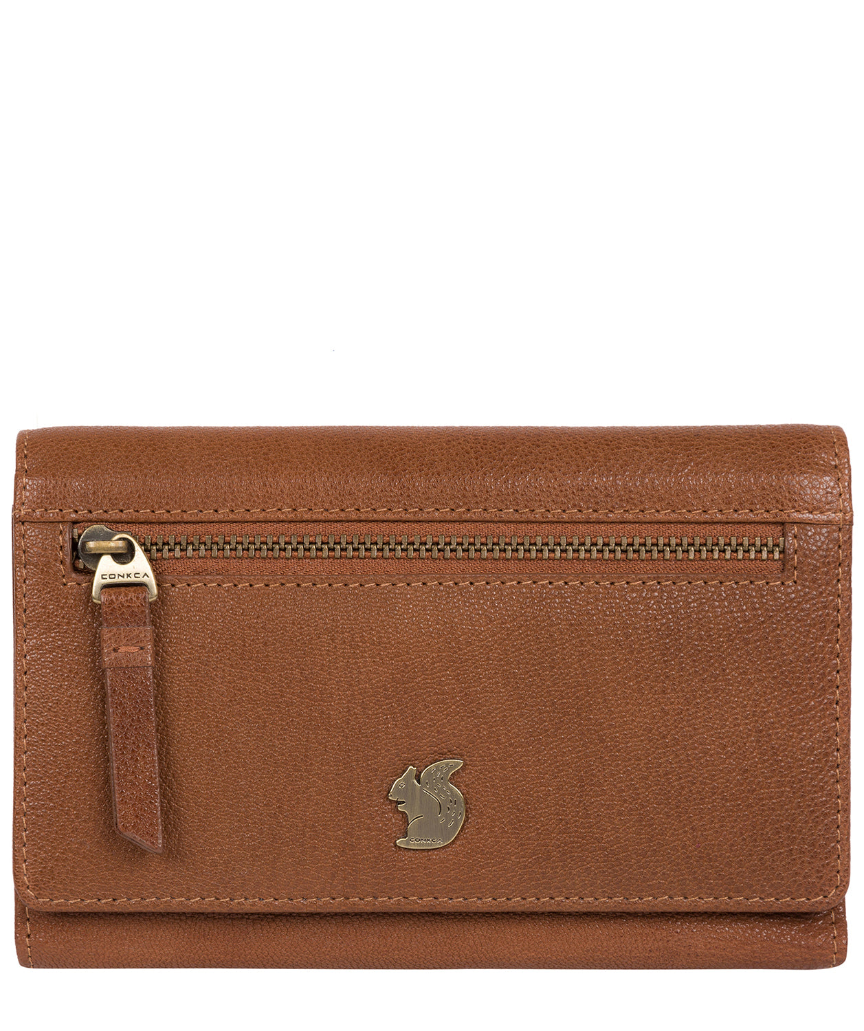 'Ling' Tan Leather Purse