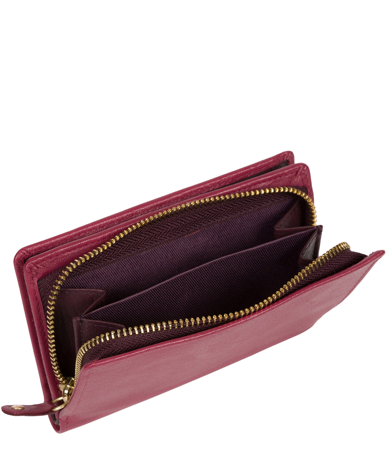 'Fran' Orchid Bi-Fold Leather Purse image 3