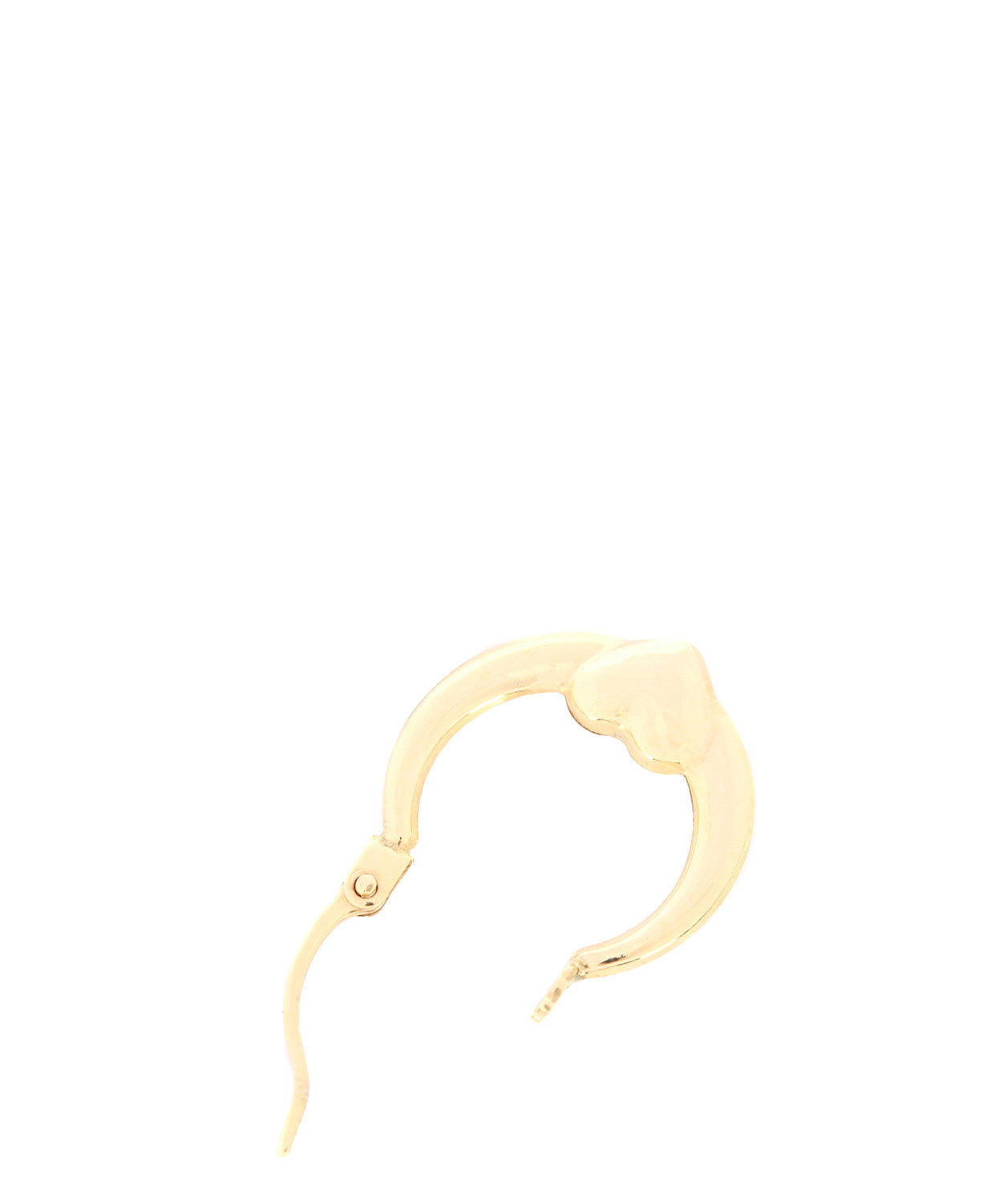 Gift Packaged 'Cariad' 9ct Yellow Gold Mini Heart Earrings