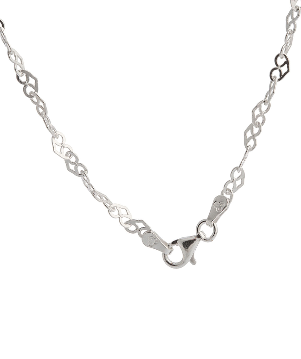 Gift Packaged 'Lindsay' 16-Inch Sterling Silver Heart Chain Necklace