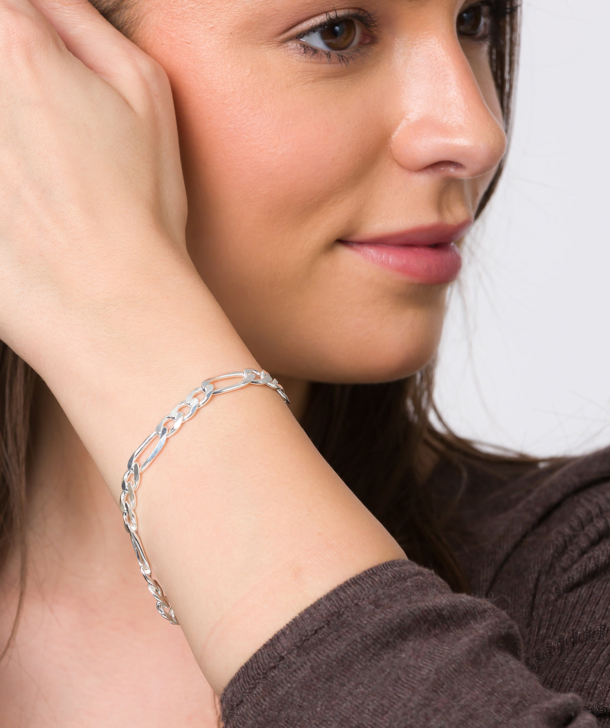 Gift Packaged 'Payton' Sterling Silver Bracelet