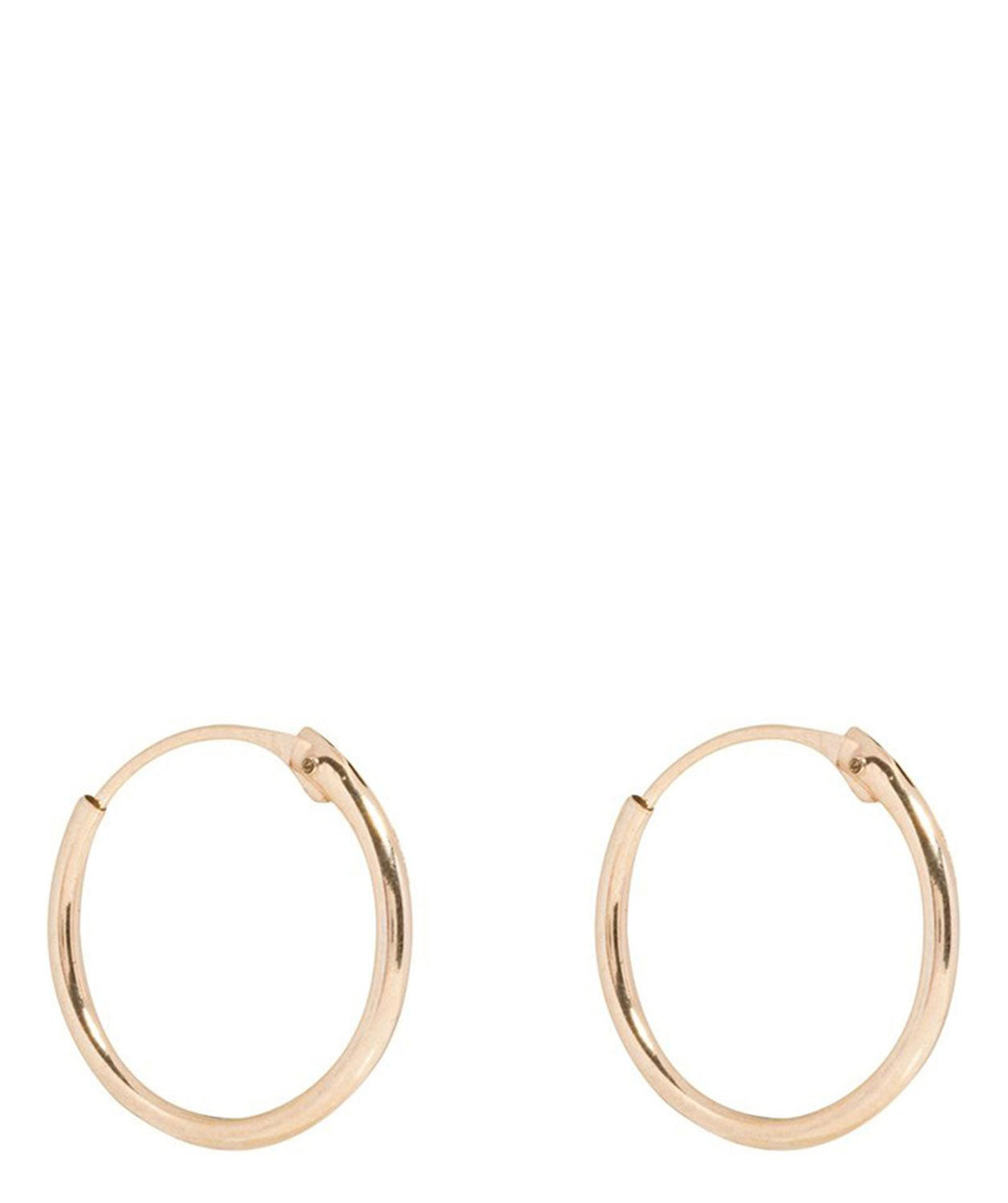 Gift Packaged 'Tamar' 9ct Yellow Gold Hoop Earrings