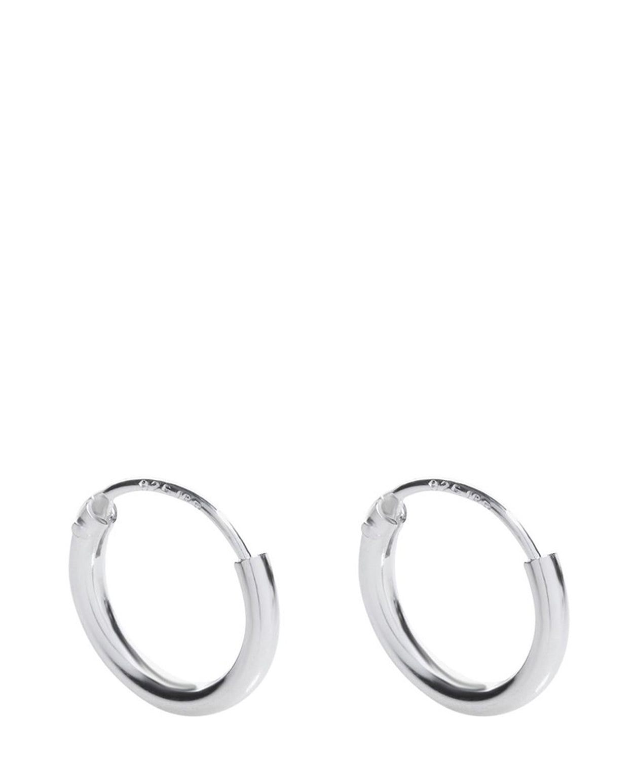 'Perpetua' Sterling Silver Endless Hoop Earrings image 1