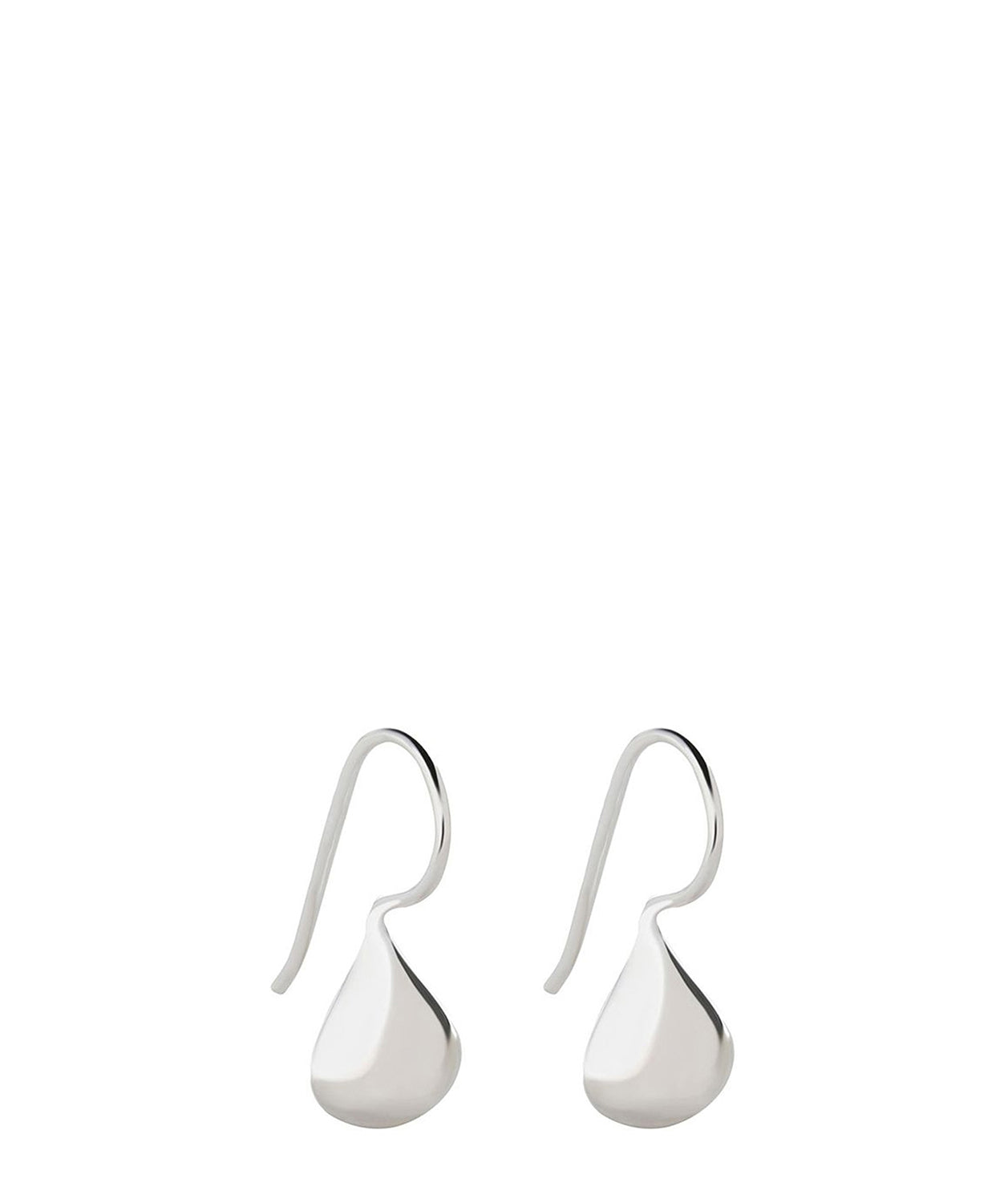 'Idoya' Sterling Silver Water Droplet Earrings Pure Luxuries London