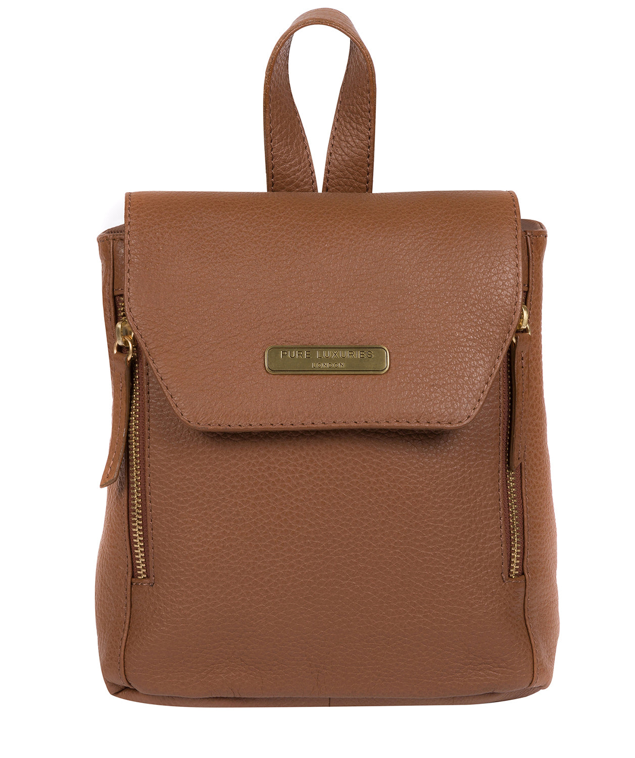 'Barnard' Tan Leather Backpack