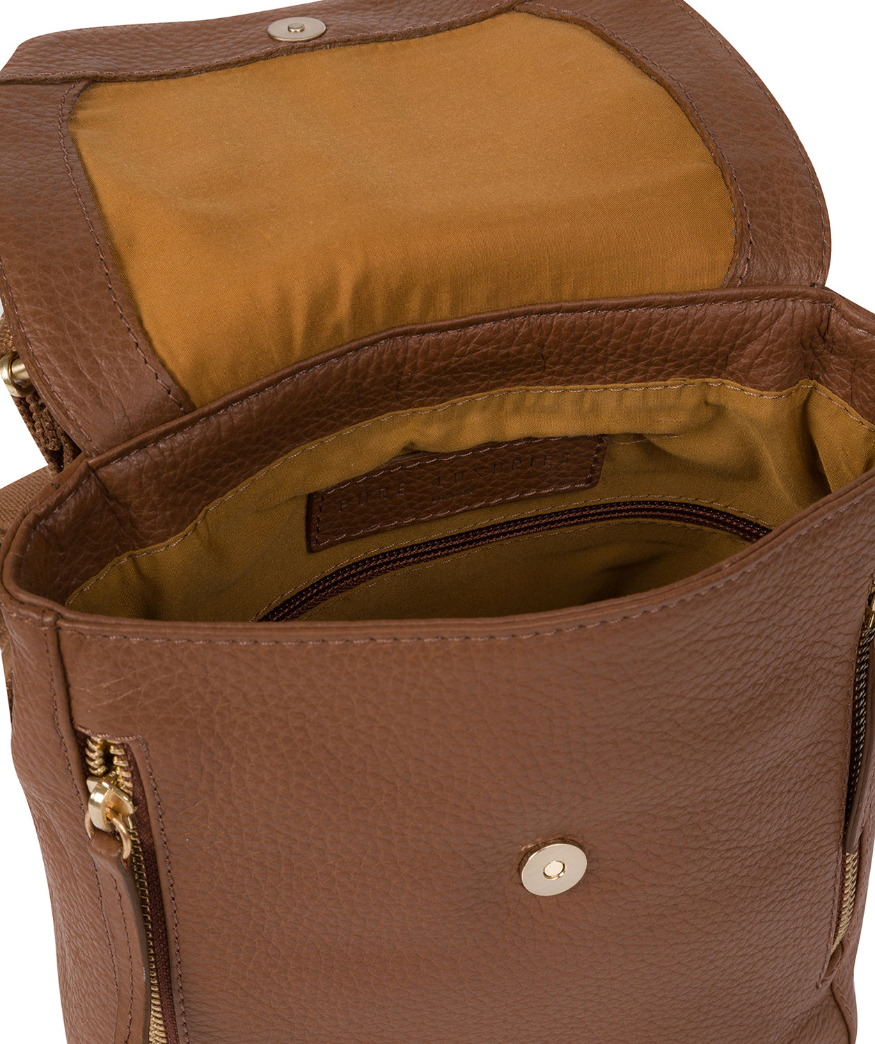 'Barnard' Tan Leather Backpack