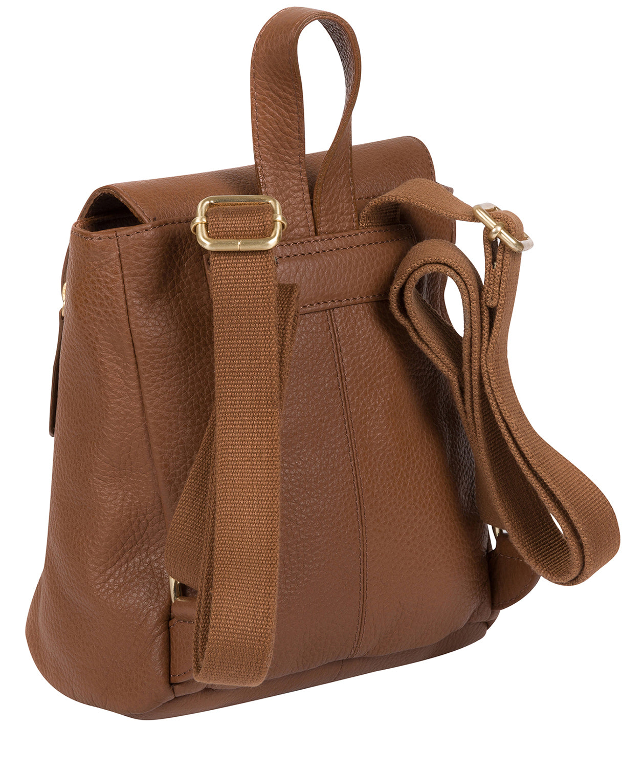 'Barnard' Tan Leather Backpack