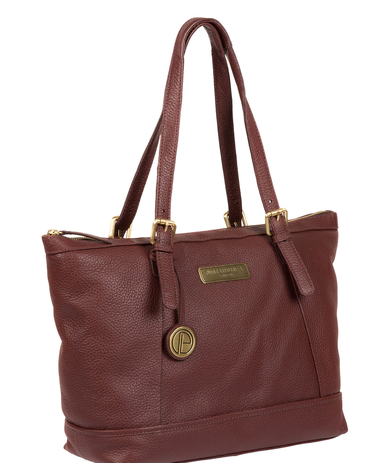 'Truro' Port Leather Tote Bag image 3