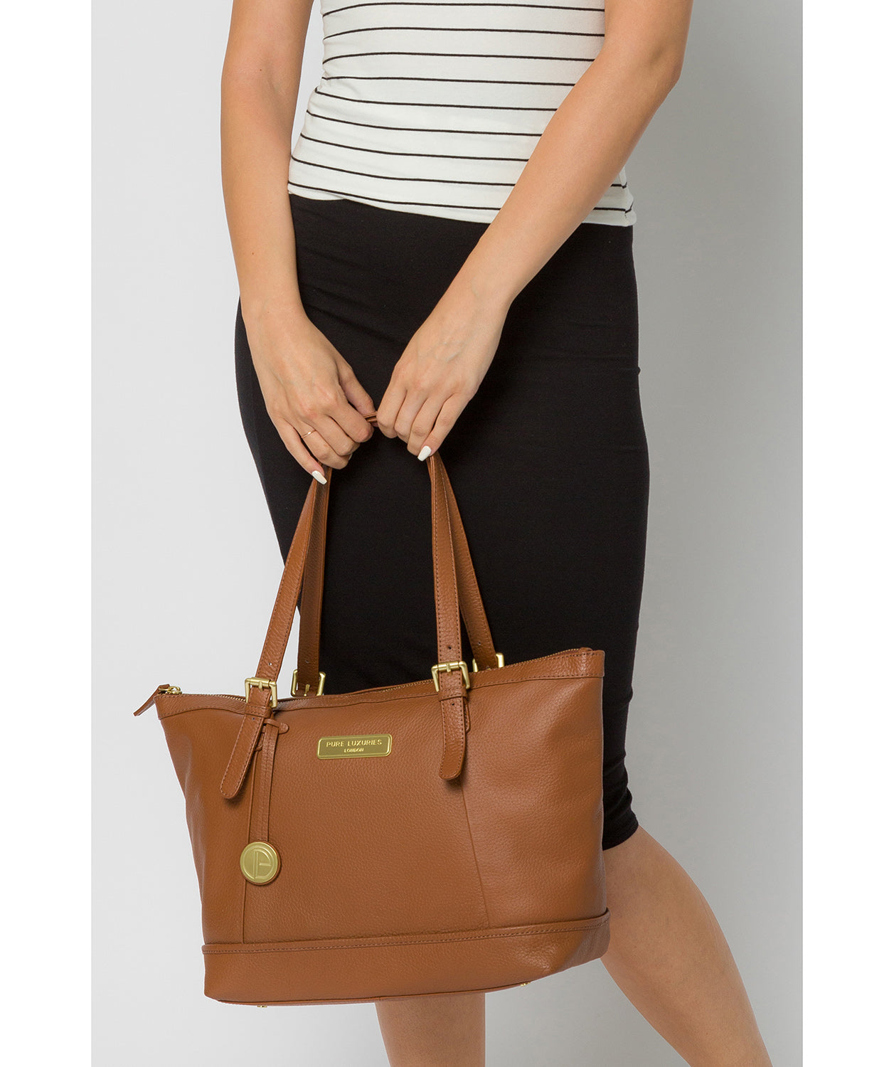 'Truro' Tan Quality Leather Tote Bag Pure Luxuries London