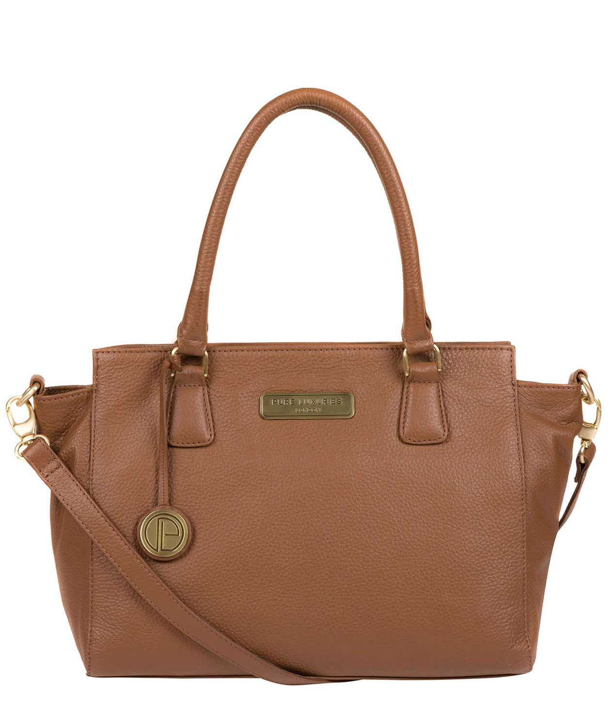 'Aston' Tan Leather Handbag image 1