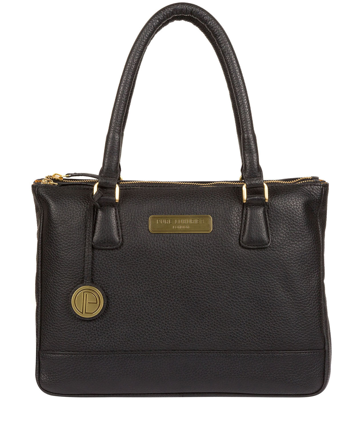 'Welbourne' Black Quality Leather Handbag