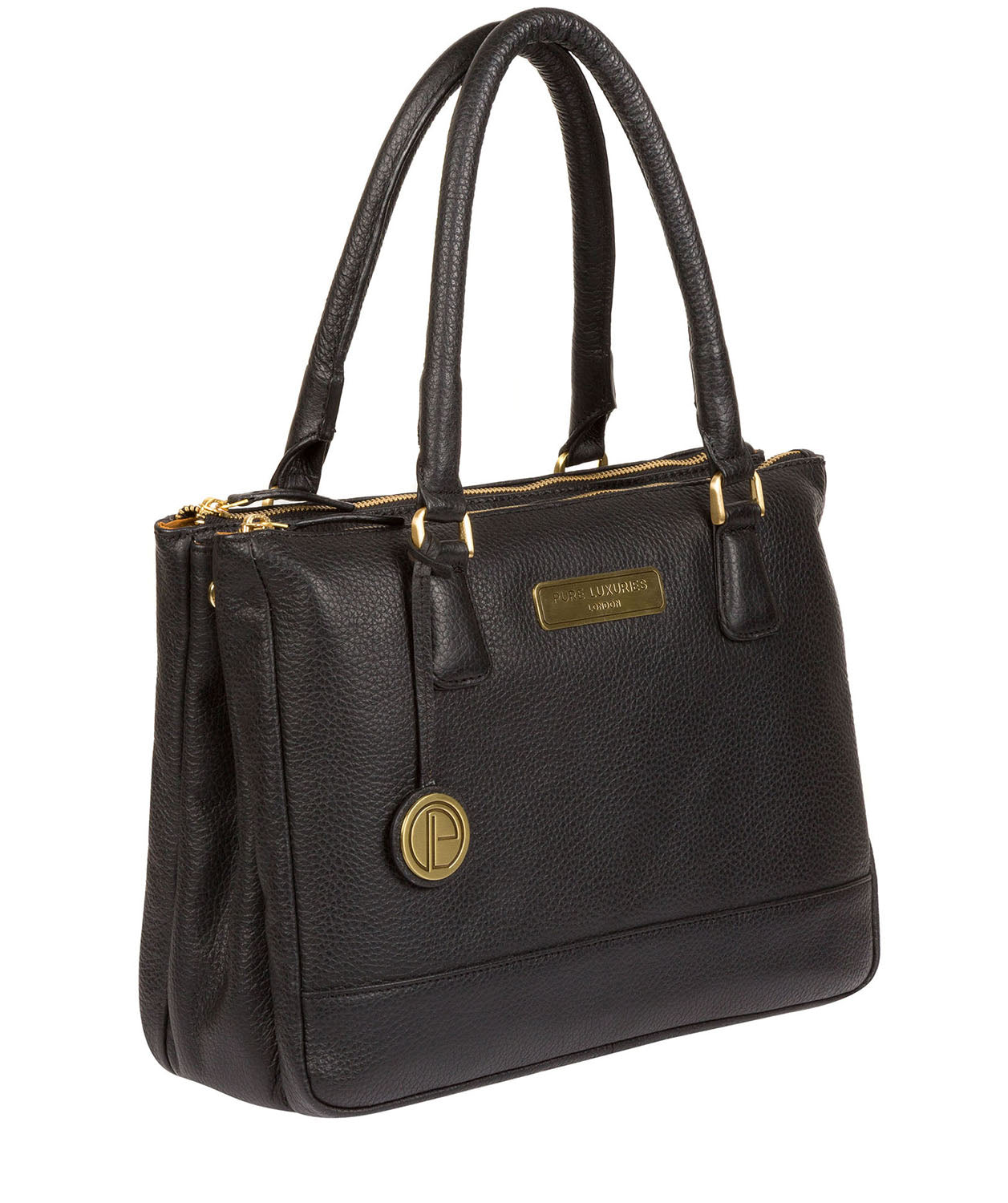 'Welbourne' Black Quality Leather Handbag