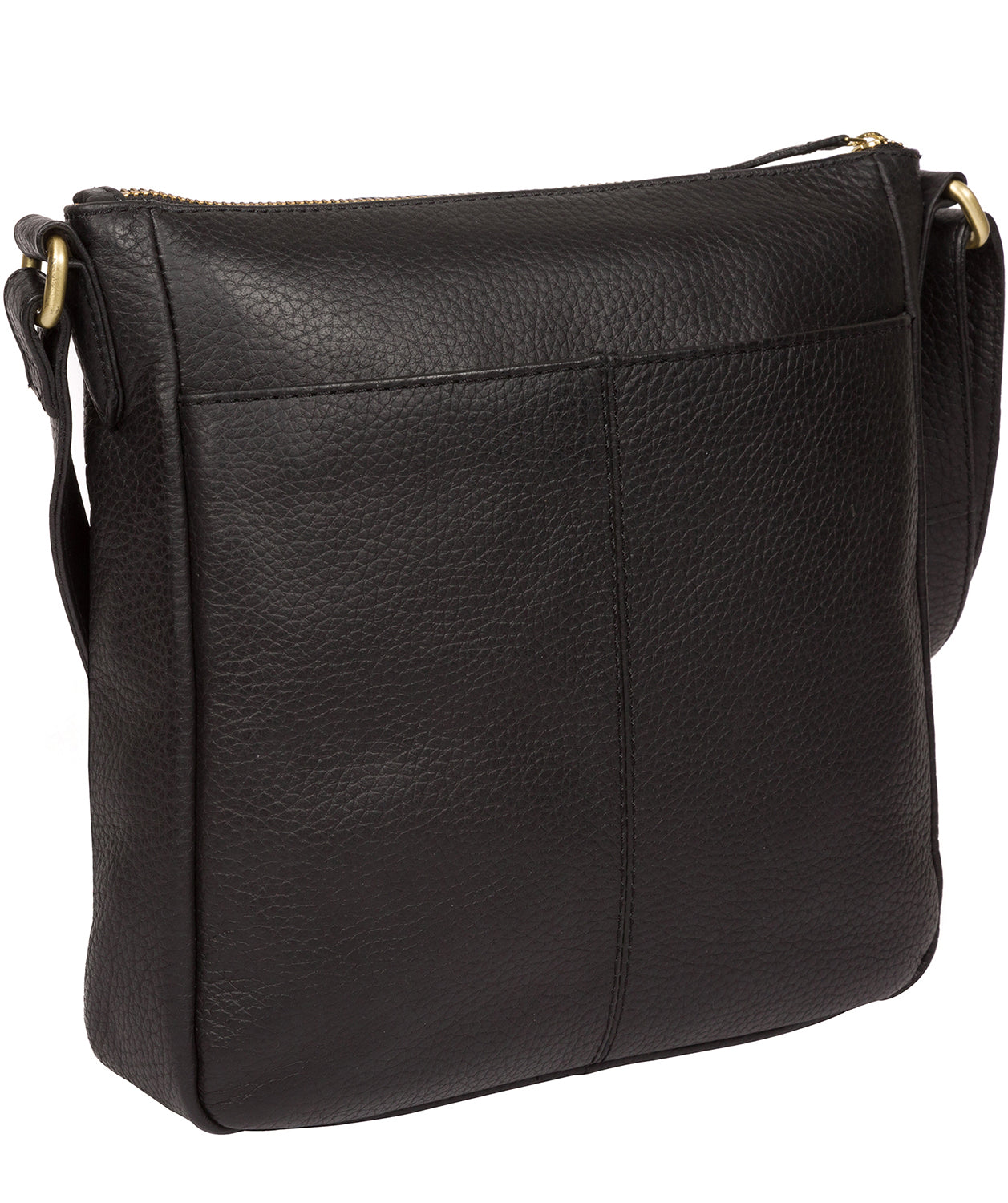 'Bembridge' Black Leather Cross Body Bag image 3