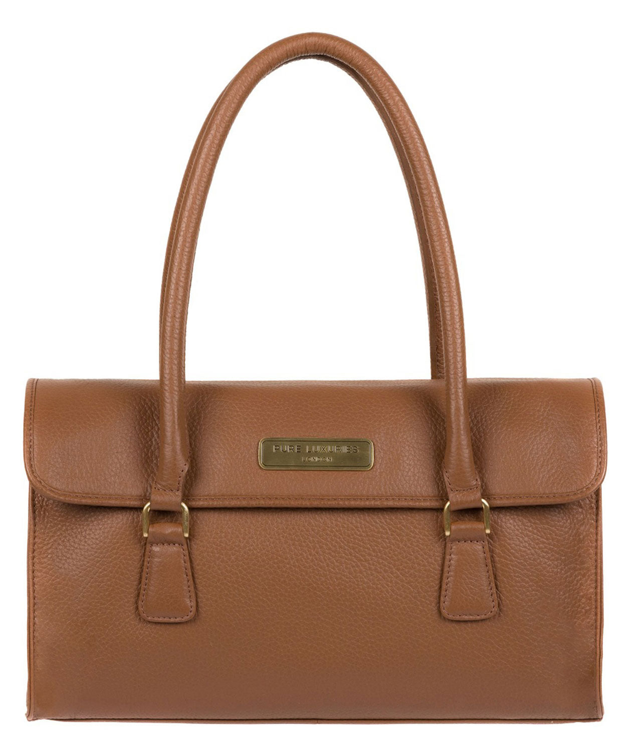 'Milton' Tan Leather Handbag