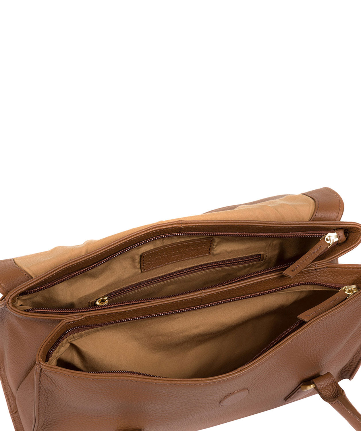 'Milton' Tan Leather Handbag