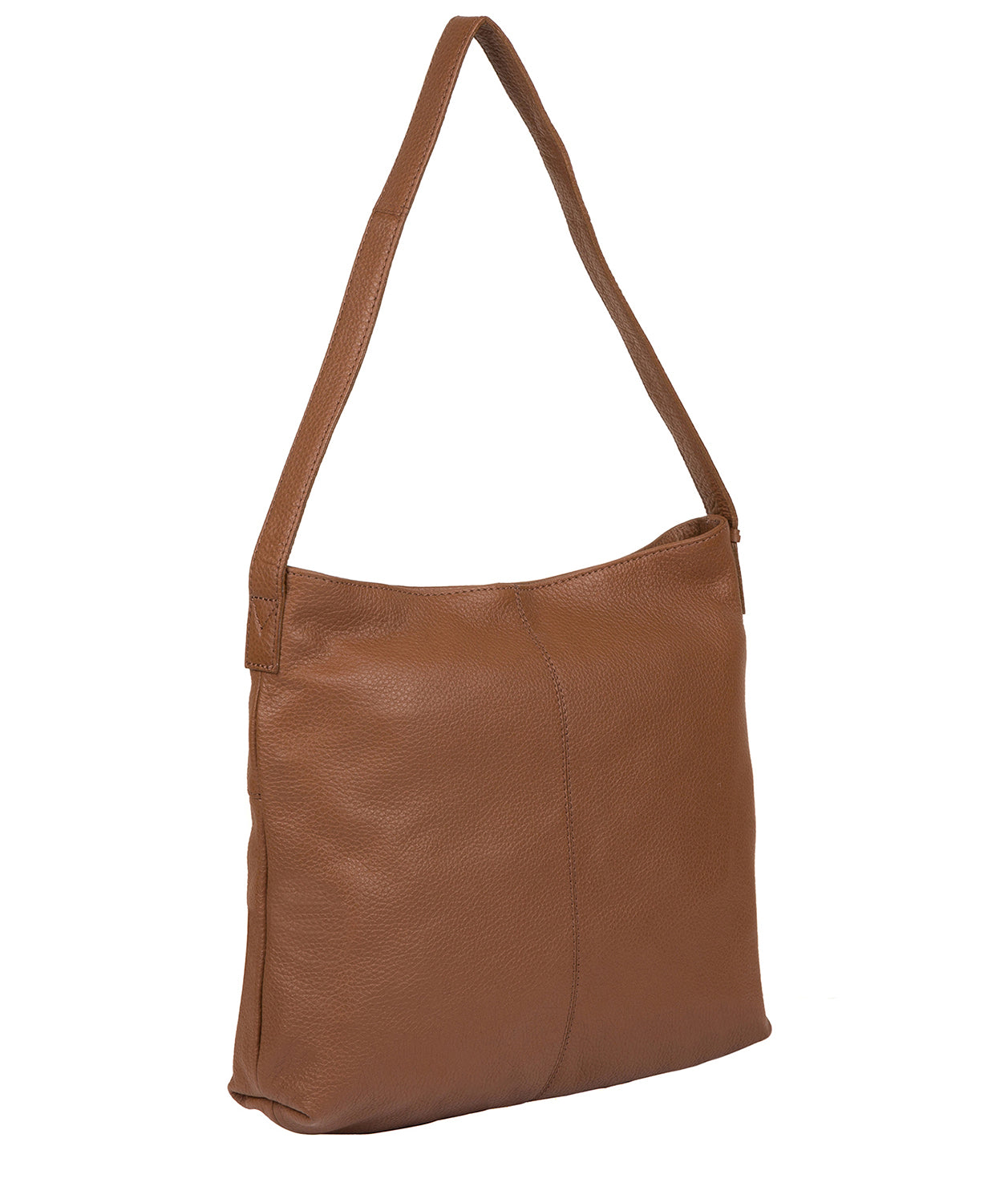 'Barbara' Tan Leather Shoulder Bag Pure Luxuries London