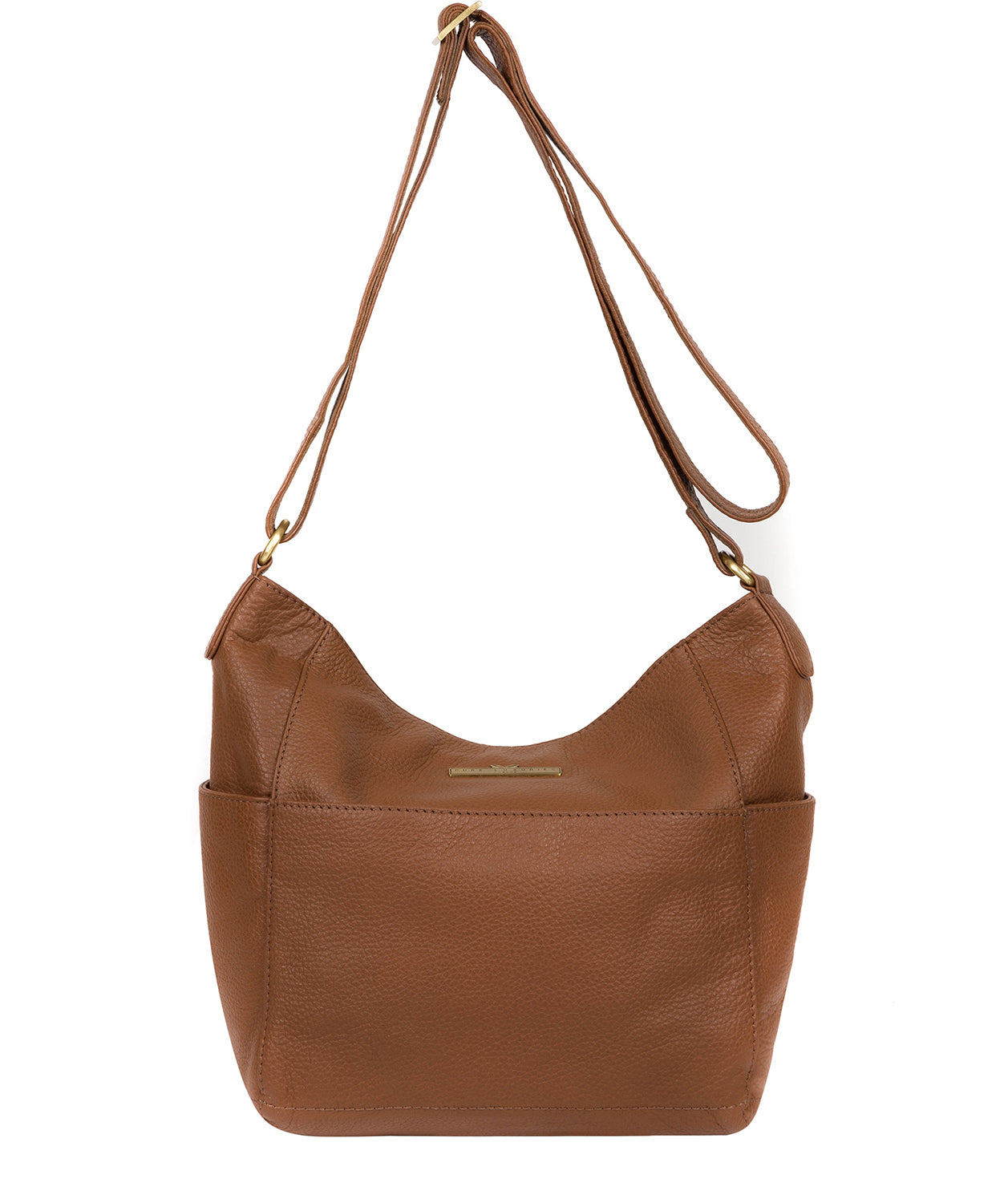 'Dorothea' Tan Leather Shoulder Bag image 1