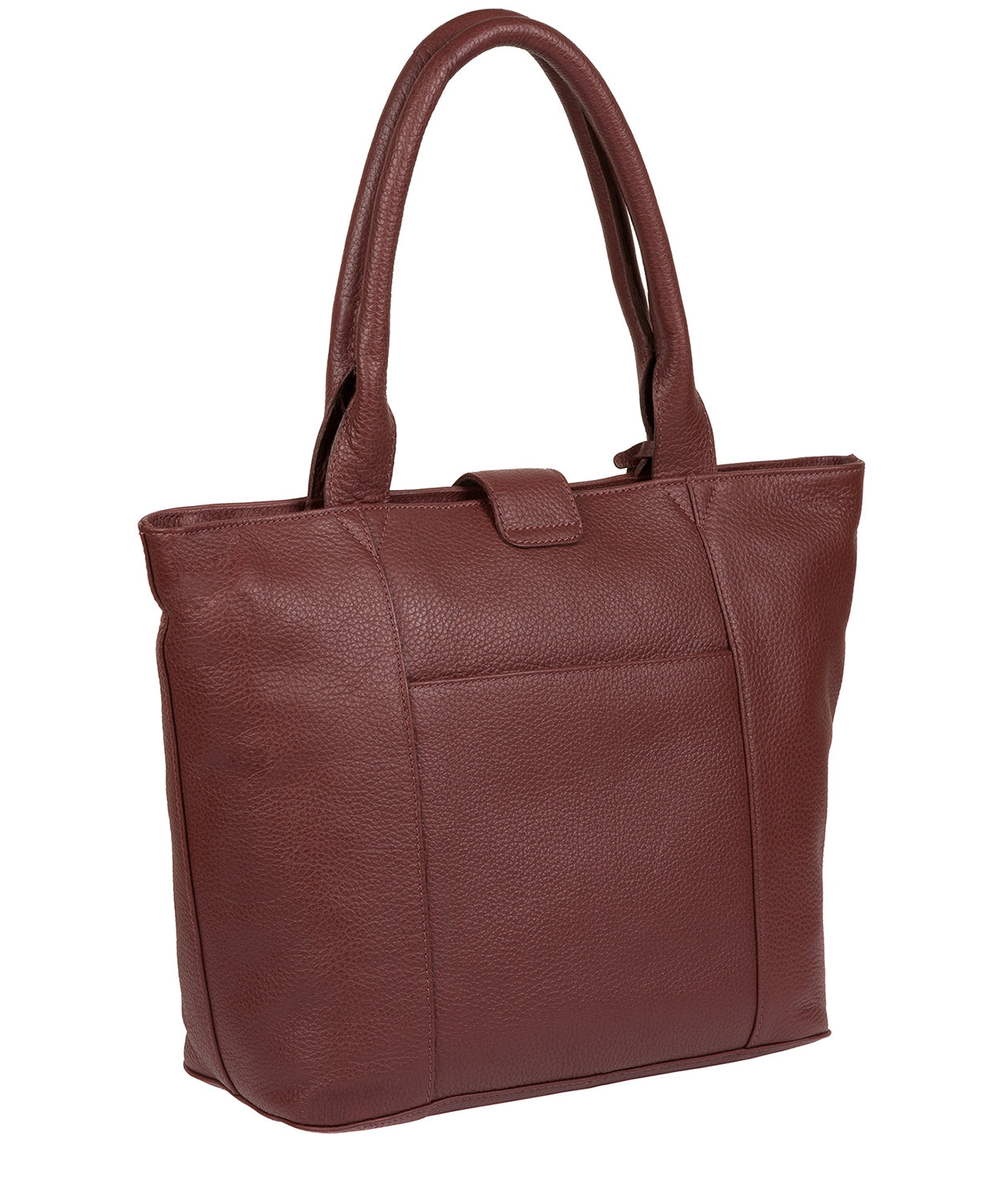 'Ida' Port Leather Tote Bag Pure Luxuries London