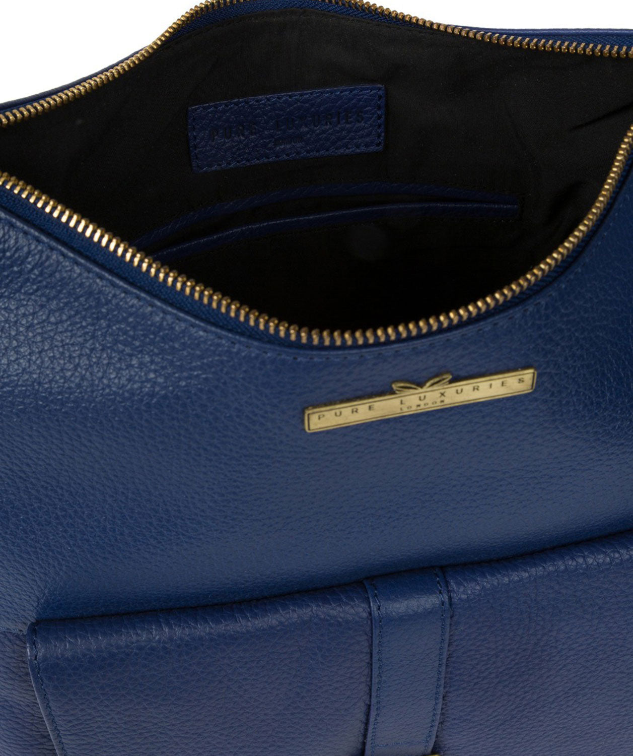 'Irena' French Navy Shoulder Bag