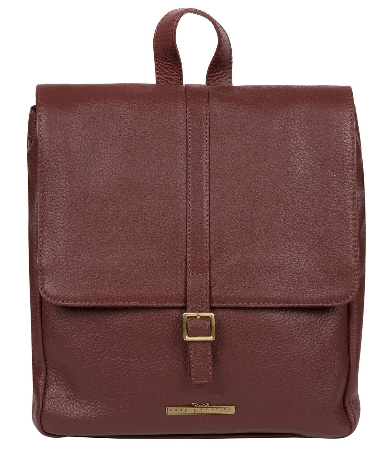 'Maryam' Port Leather Backpack image 1