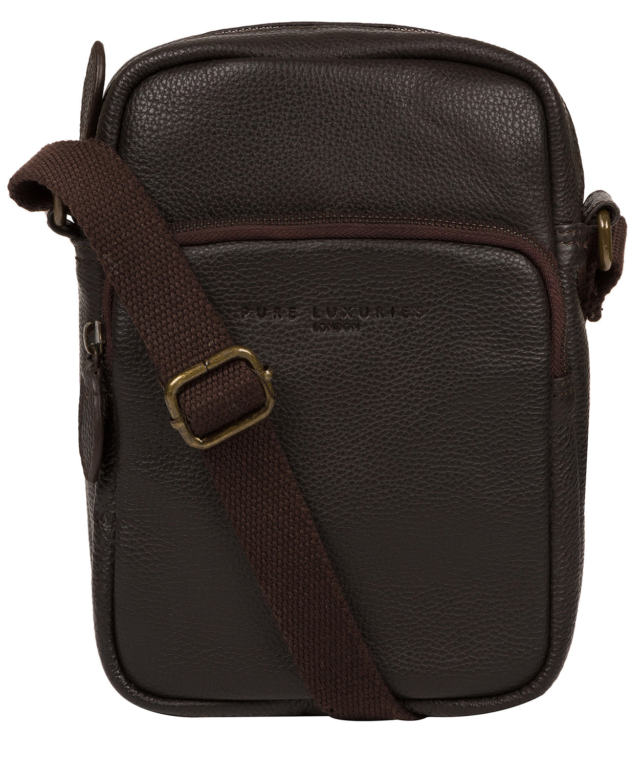 'Skipper' Brown Leather Cross Body Bag image 1